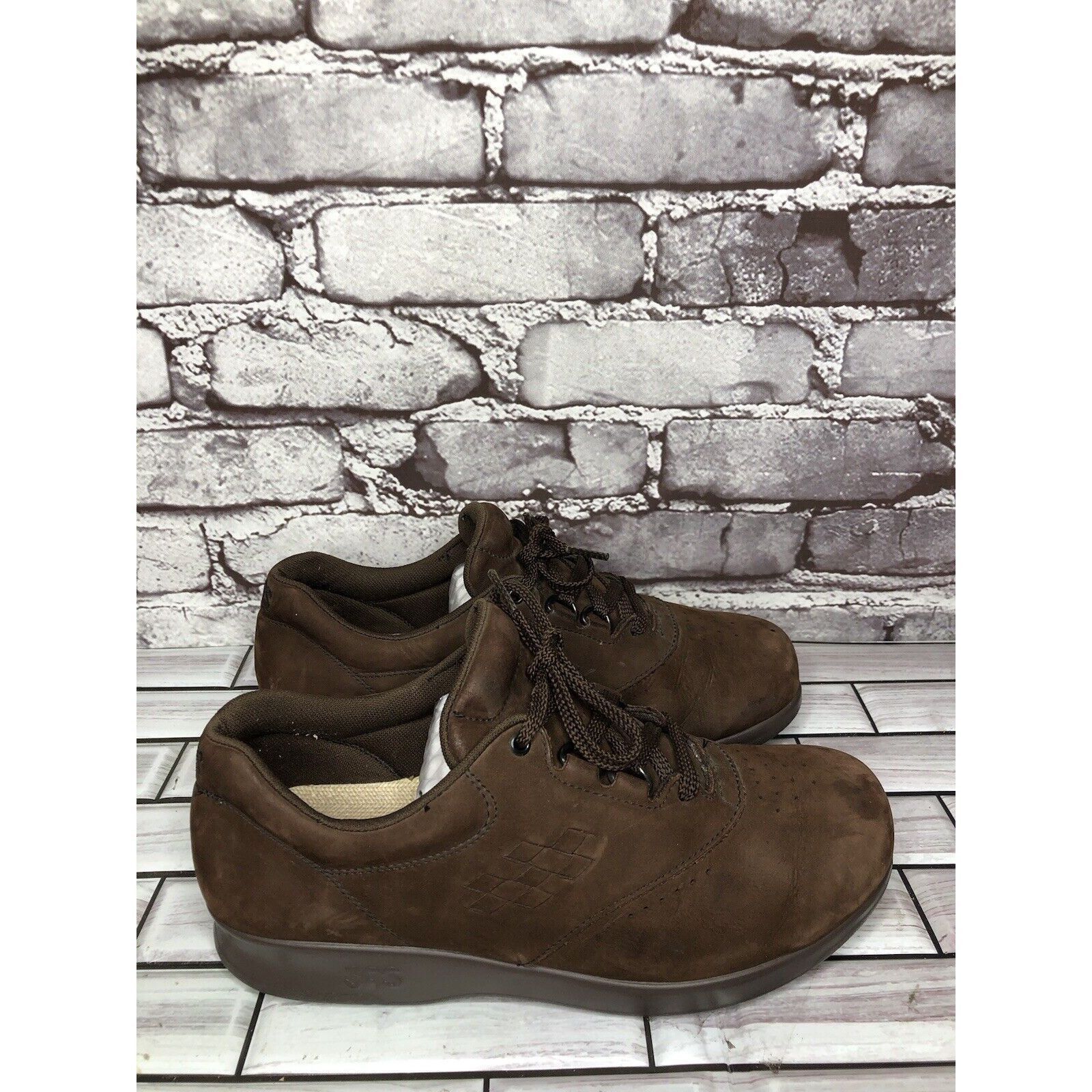 Other SAS Tripad Free Time Brown Suede Walking Lace Up Shoes Women Size US 7 / IT 37 - 10 Thumbnail