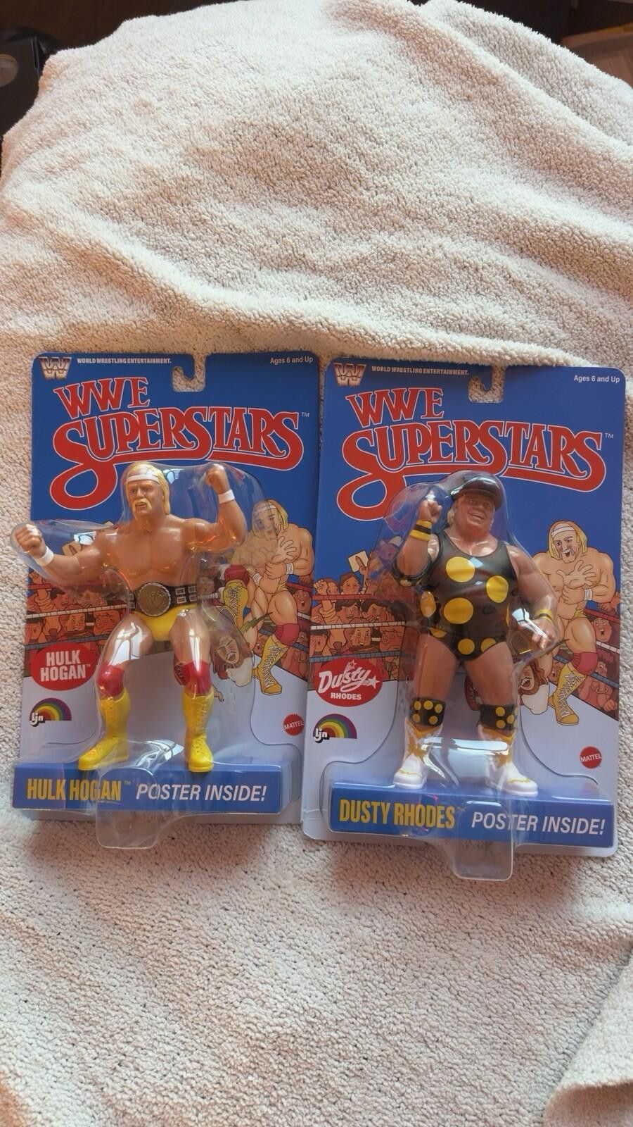 Other WWE LJN MATTEL SUPERSTARS DUSTY RHODES and Hulk Hogan Size ONE SIZE - 1 Thumbnail