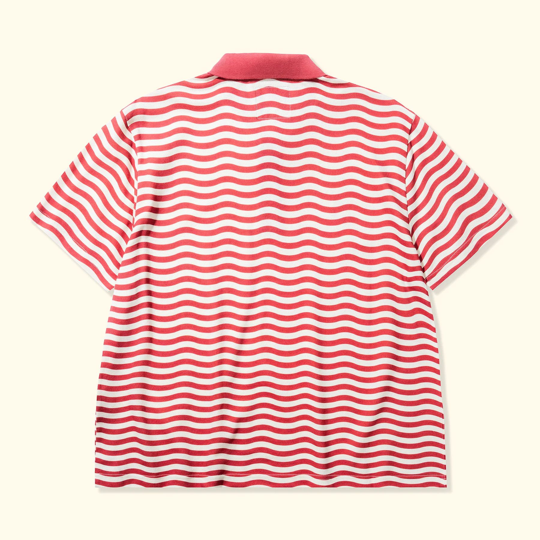 Golf le Fleur Darryl Striped Polo red Size US L / EU 52-54 / 3 - 3 Thumbnail
