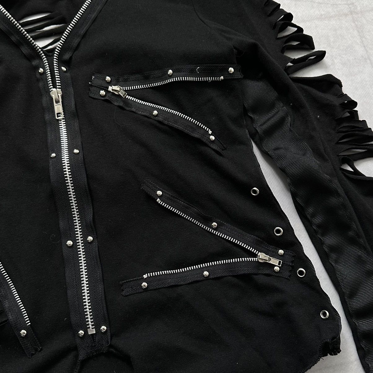 Hysteric Glamour 00s Punk Zipper Rick Owens Vibe Long Sleeve T-Shirt Size M / US 6-8 / IT 42-44 - 5 Thumbnail