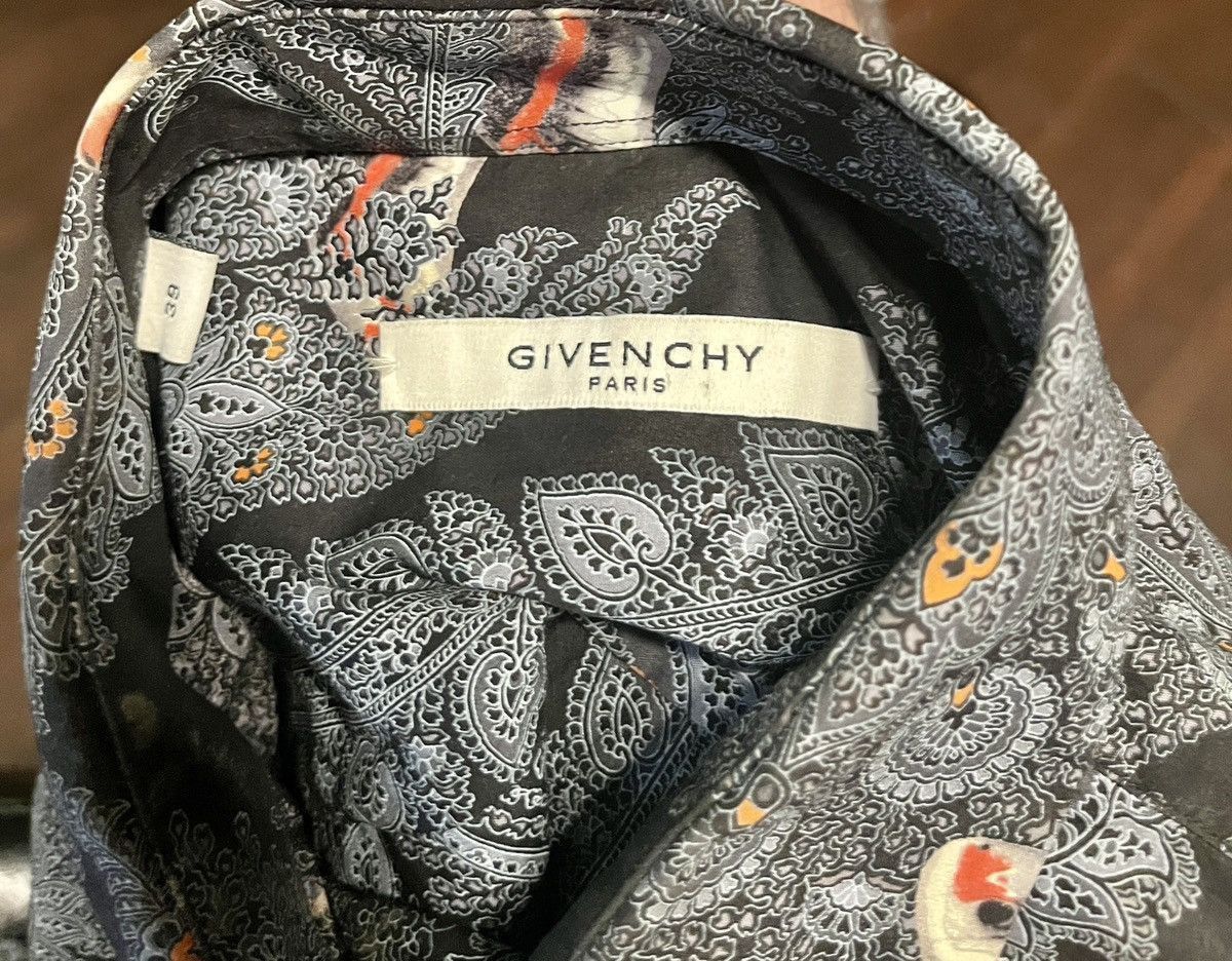 Givenchy Givenchy SS15 Koi Paisley Shirt w/ Orange Panel (Tisci) Size US M / EU 48-50 / 2 - 19 Thumbnail