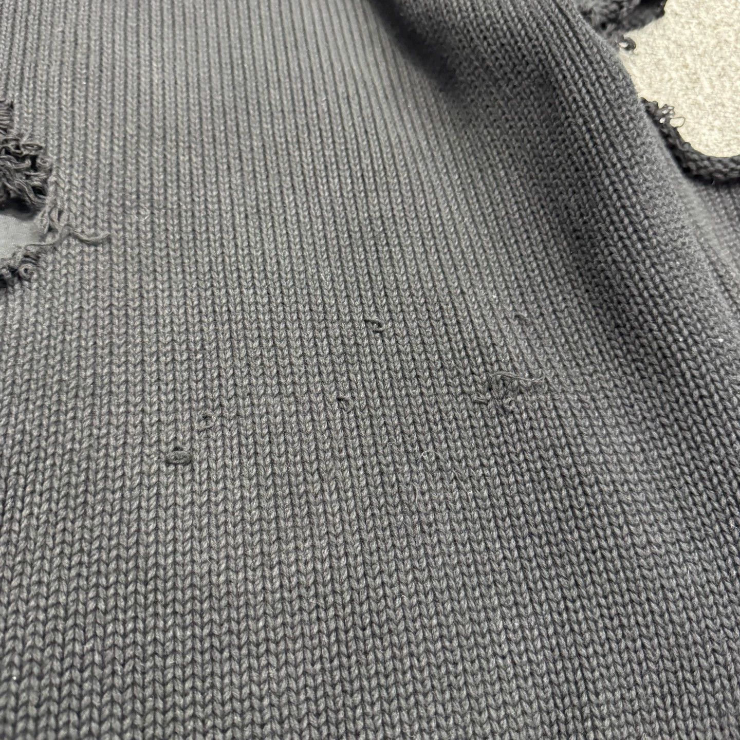 Balenciaga Balenciaga 'Coke' Distressed Color Block Knit Hoodie Size US S / EU 44-46 / 1 - 6 Thumbnail