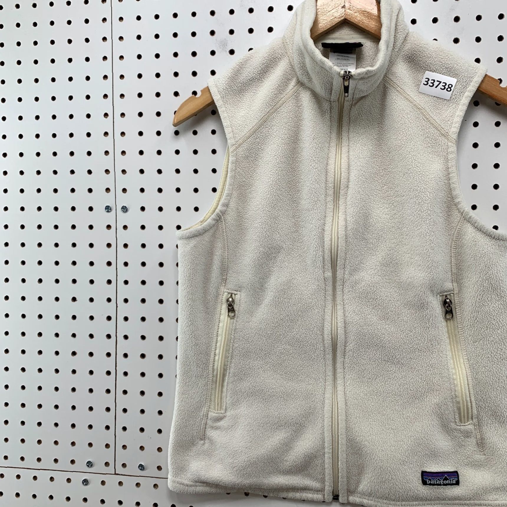 Patagonia Patagonia Vest Womens Medium Beige Synchilla FUll Zip Jacket 16.5x23 Patago​nia Synchilla Vest Full Zip Women Beige M Size M / US 6-8 / IT 42-44 - 3 Thumbnail