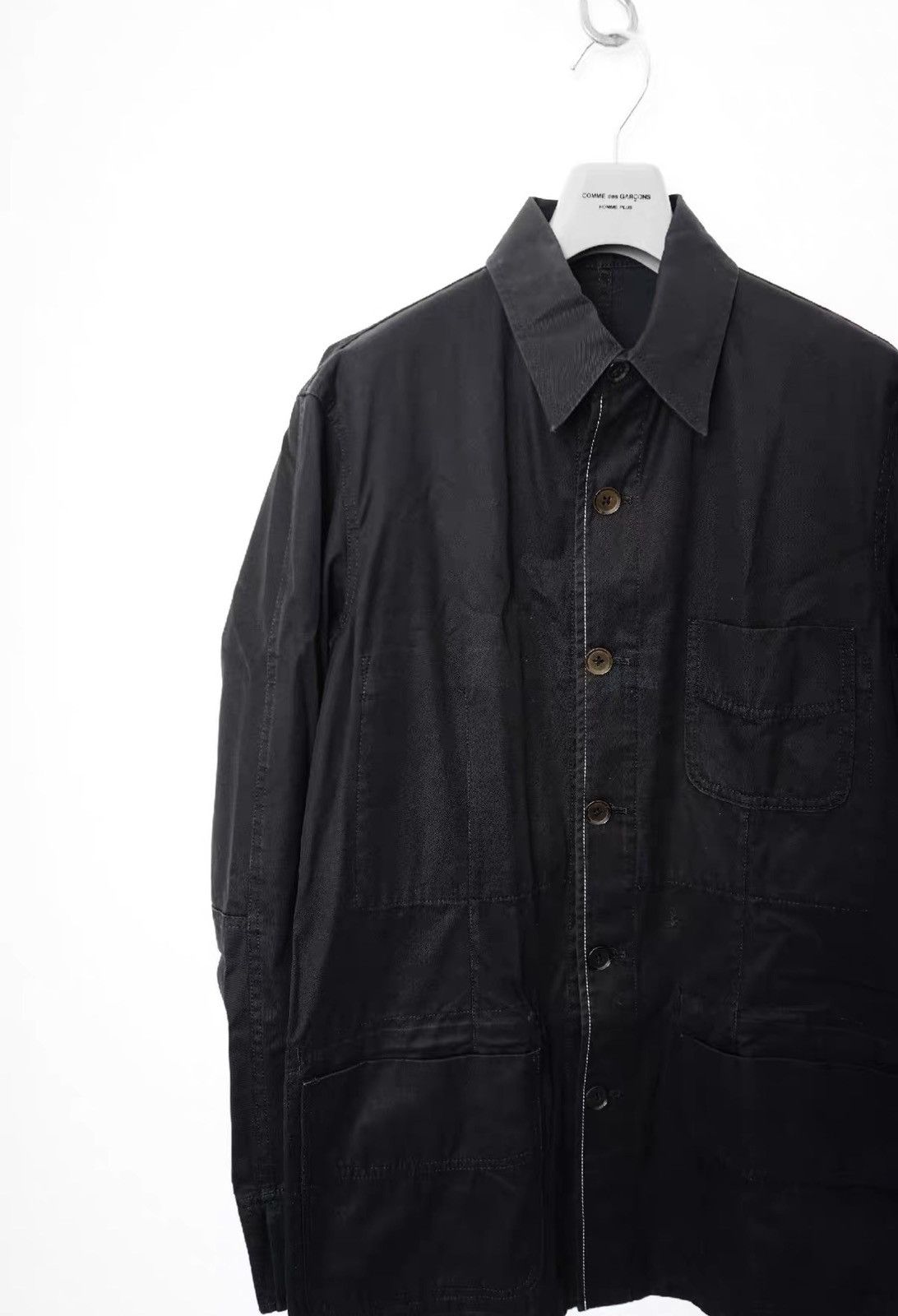 Yohji Yamamoto Yohji Yamamoto Stitch Detail Three-Pocket Jacket Size US L / EU 52-54 / 3 - 3 Thumbnail