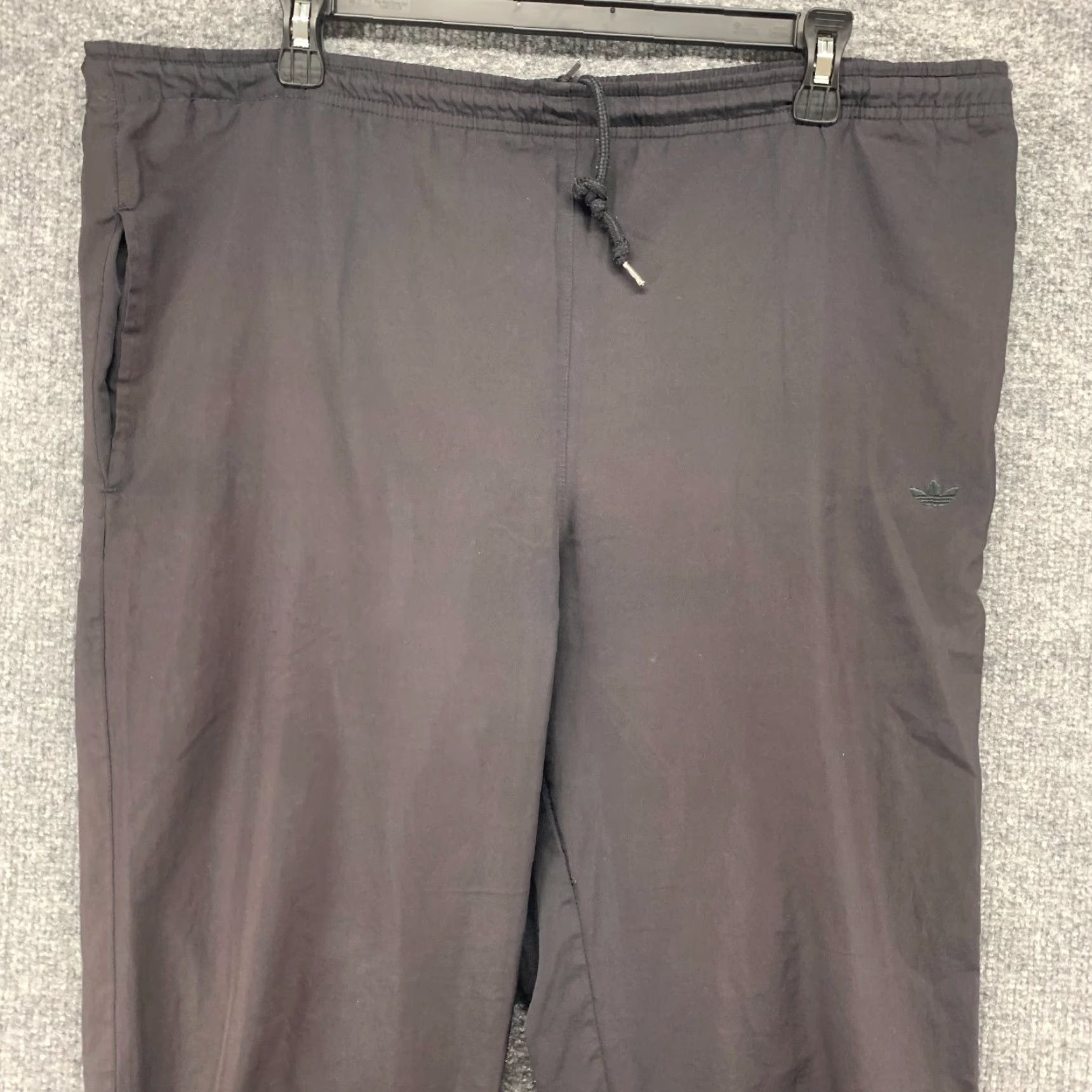 Adidas Adidas Pants Mens Medium M Gray Track Jogger Active Athletic Zip Hem Pull On Size US 39 - 2 Thumbnail