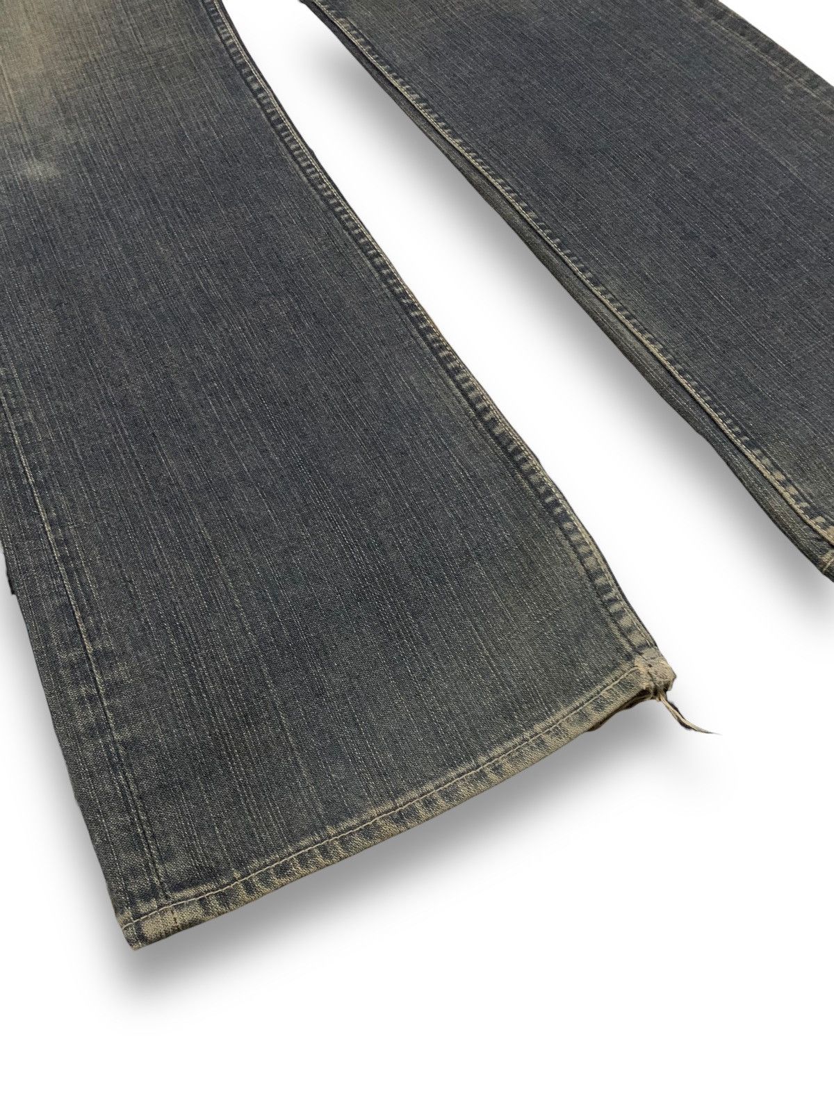 Japanese Brand Vintage Bobson Mud Wash Baggy Distressed Grunge Jeans Size US 32 / EU 48 - 9 Thumbnail