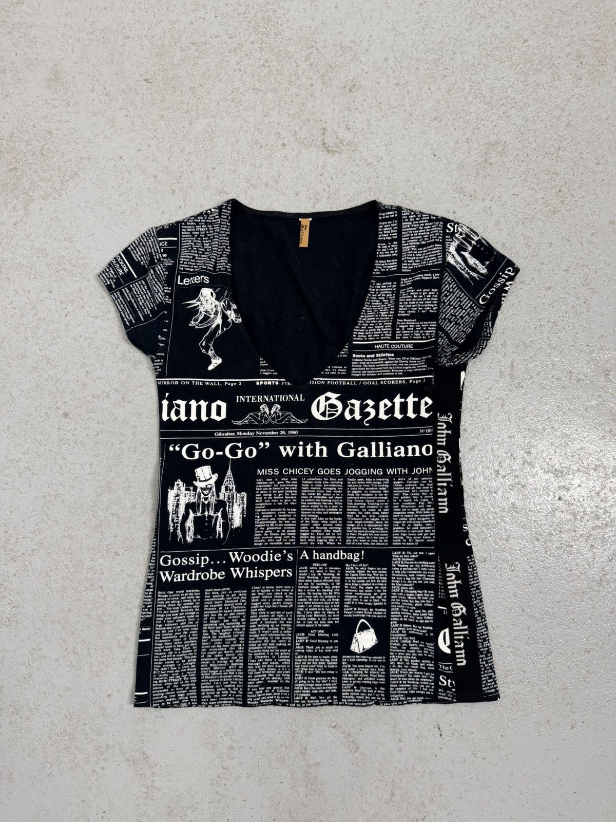 Designer × John Galliano Vintage John Galliano Clown Full Print