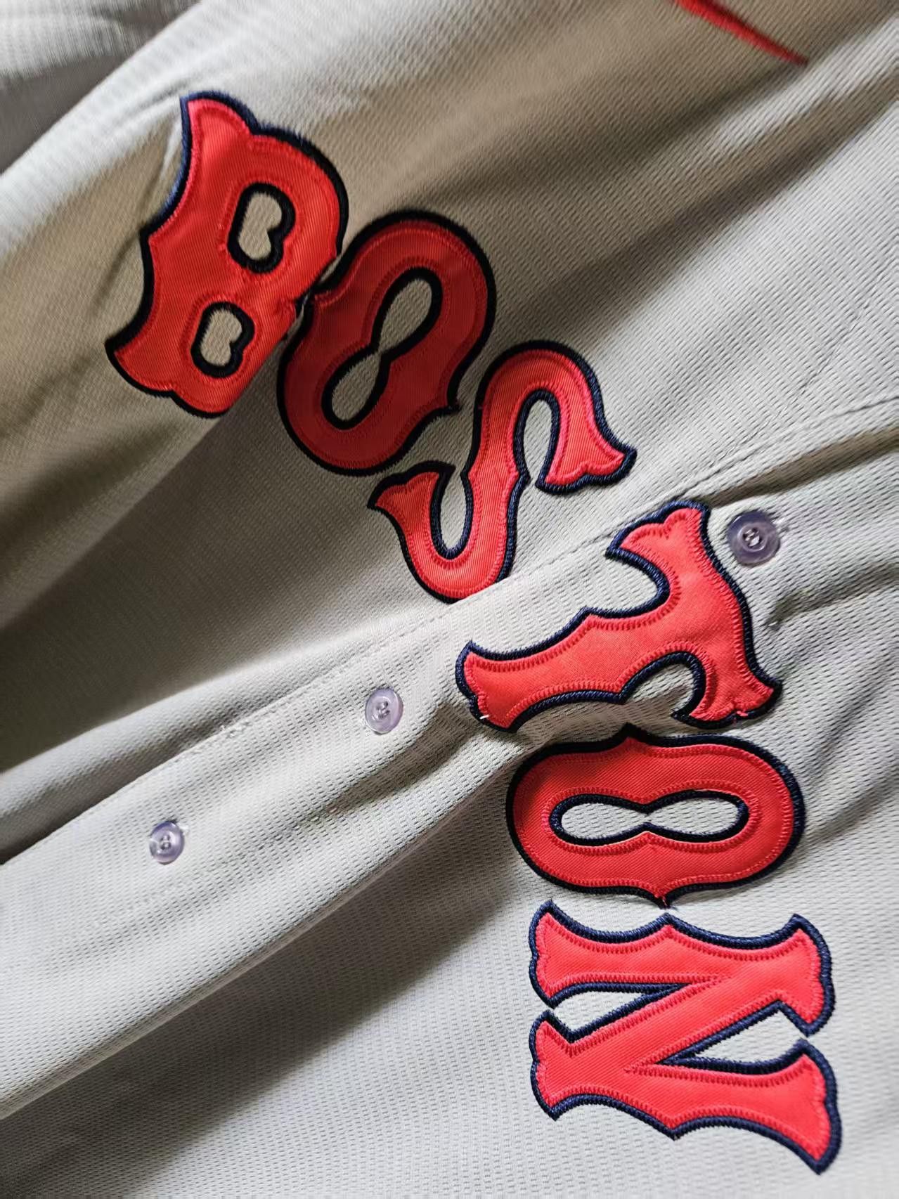 MLB Boston Red Sox #34 Ortiz Jersey Gray Size US XL / EU 56 / 4 - 3 Thumbnail