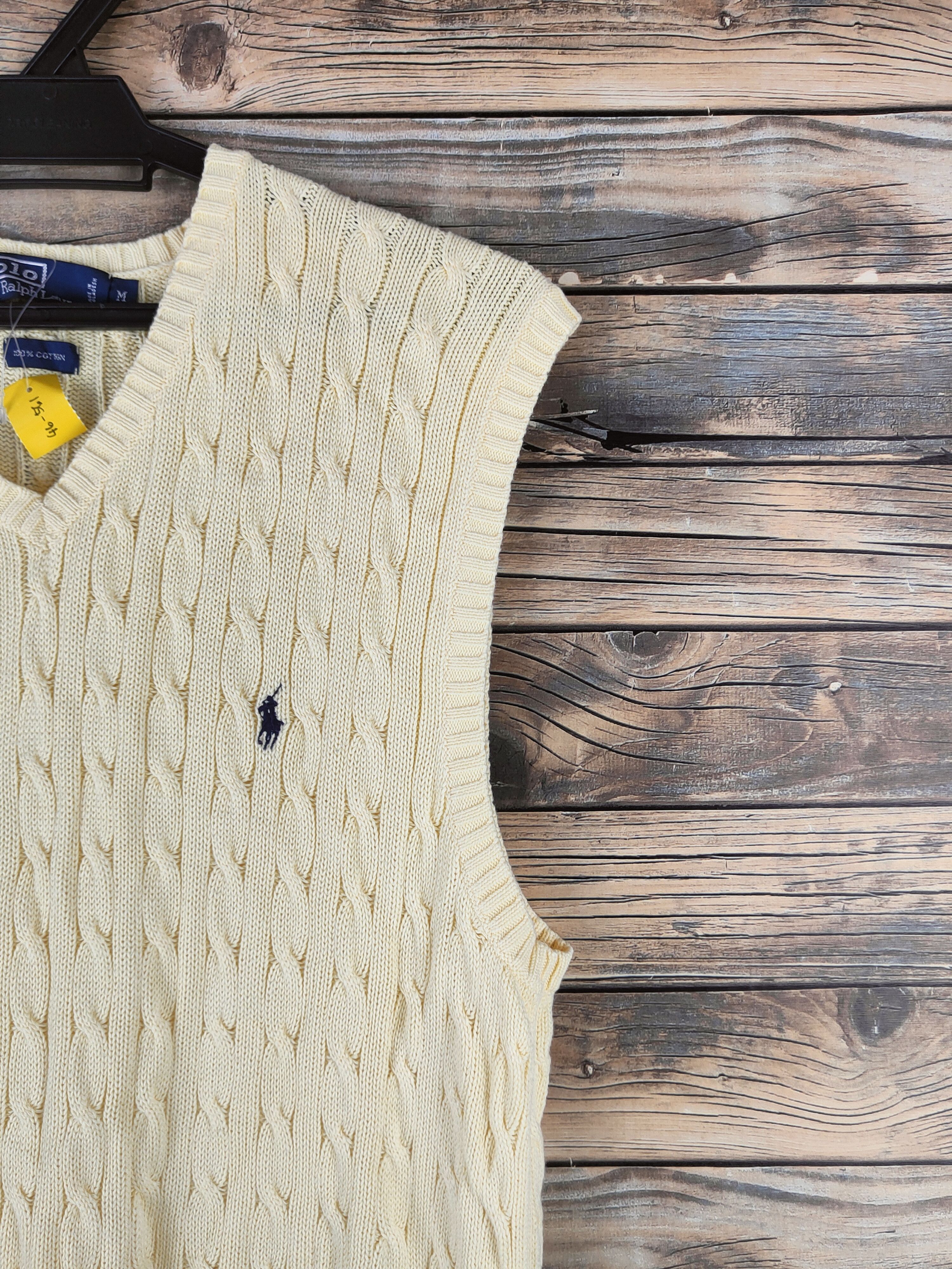 Polo Ralph Lauren DL Polo by Ralph Lauren Yellow Knitwear Vests #46-561 Size US M / EU 48-50 / 2 - 6 Thumbnail