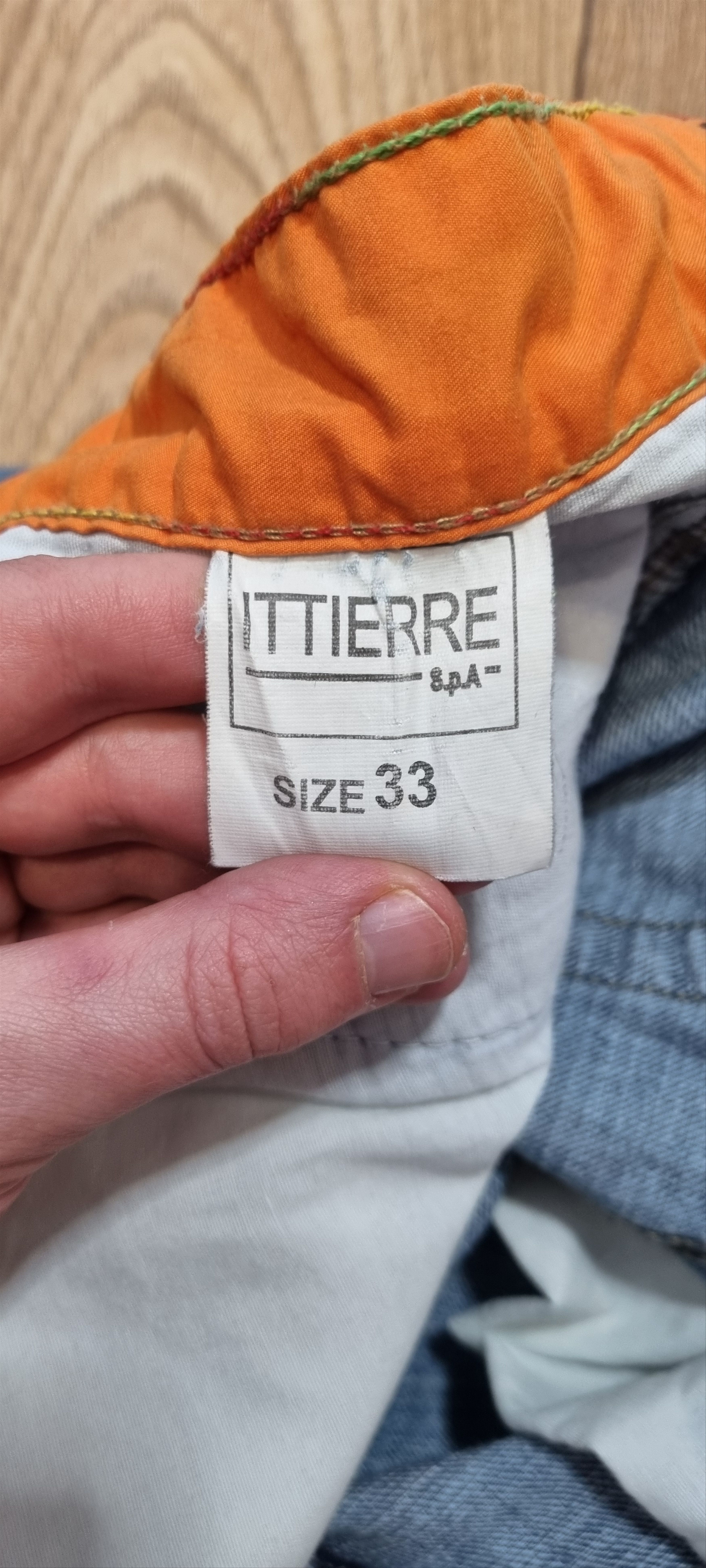 Dolce & Gabbana Dolce & Gabbana FW05 Orange Poem Jeans Distressed Ripped Size US 33 - 7 Thumbnail