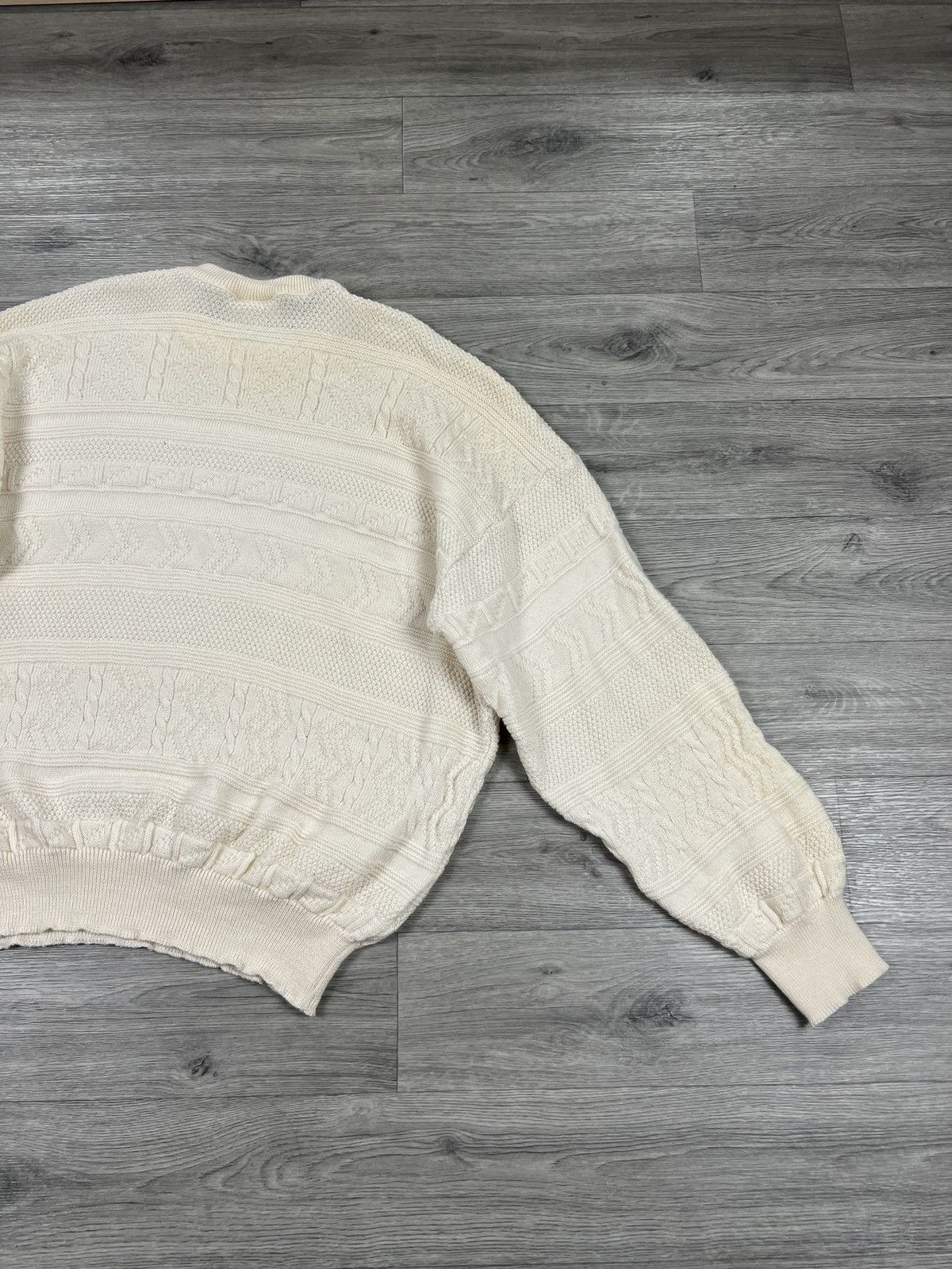 Lacoste Vintage 90s Lacoste Wool acryl Knit yellow Sweater Size US XL / EU 56 / 4 - 10 Thumbnail