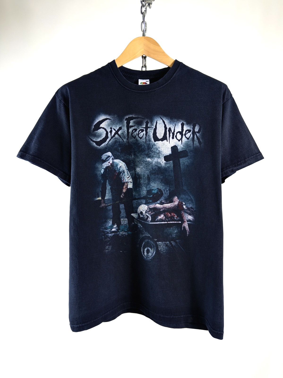 Band Tees 00s Vintage Six Feet Under Dead Meat Death Metal Rock Tee Size US L / EU 52-54 / 3 - 3 Thumbnail