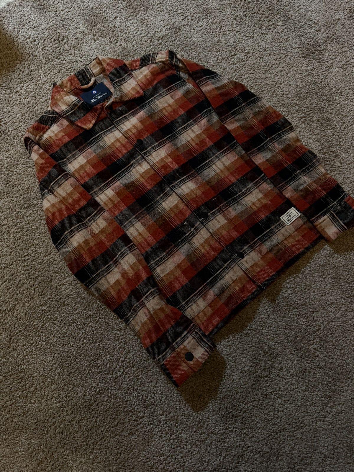 Ben Sherman × Designer Ben Sherman Multicolored Button up Flannel Size US S / EU 44-46 / 1 - 2 Thumbnail