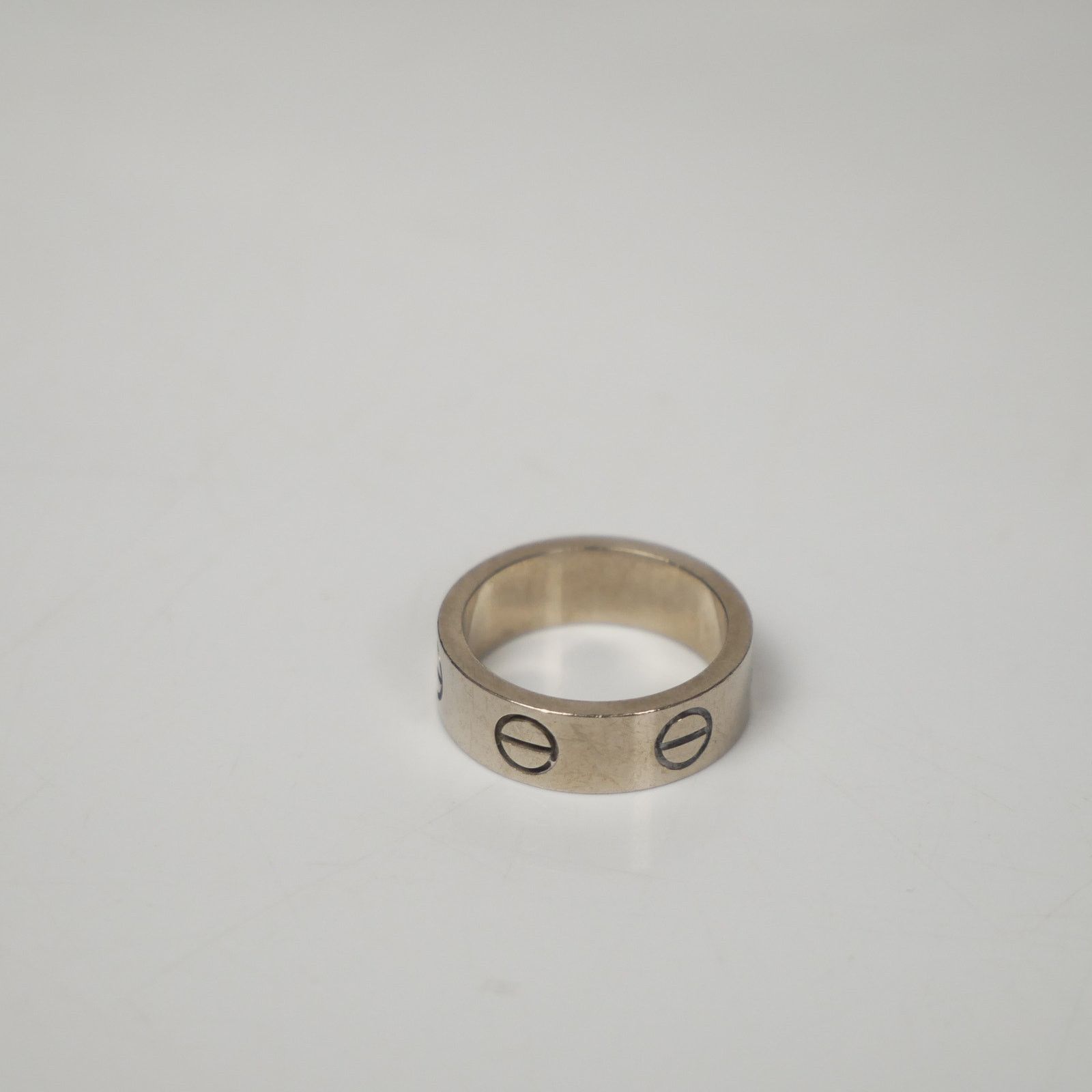 Cartier Cartier Love Ring 18K White Gold Size ONE SIZE - 8 Thumbnail