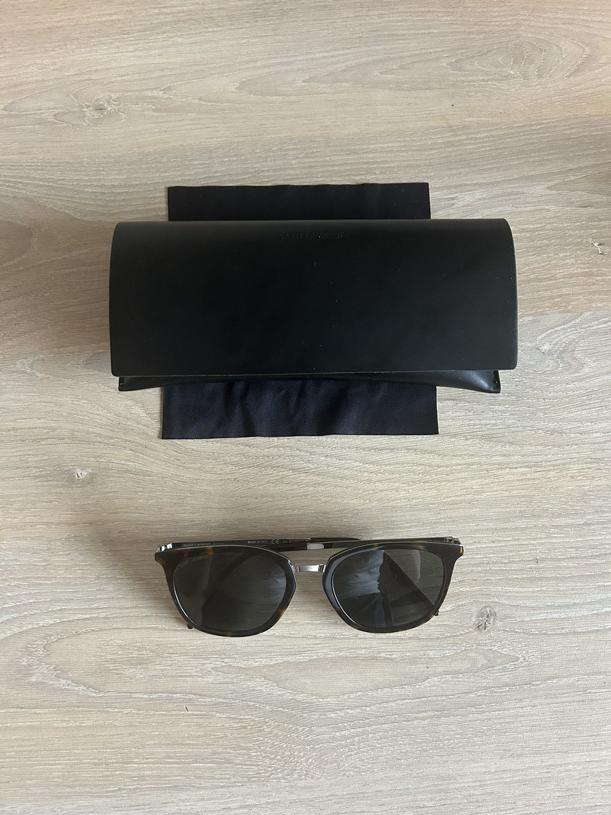 Saint Laurent Paris SL 375 004 Tortoise Sunglasses Size ONE SIZE - 11 Thumbnail