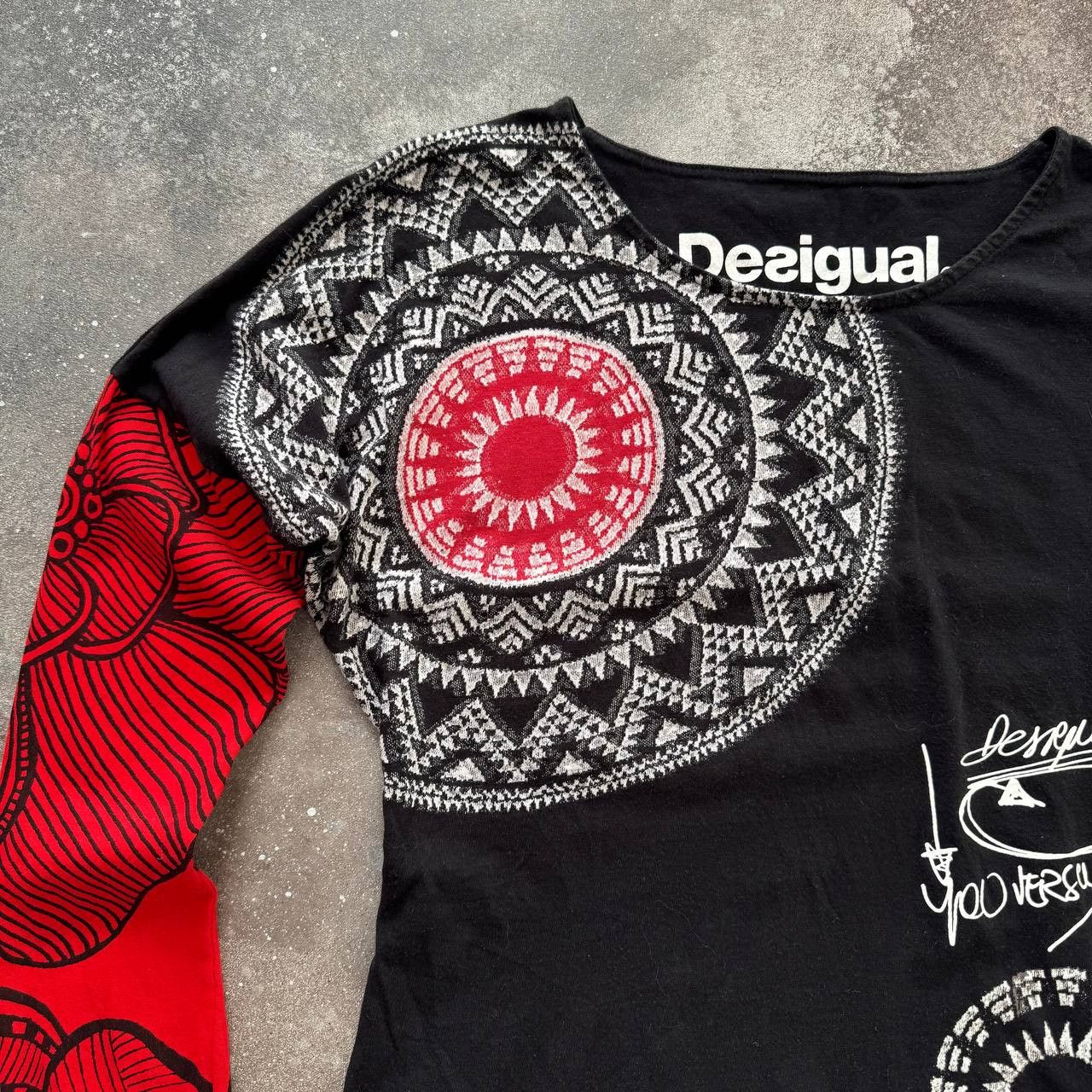 Hysteric Glamour × Japanese Brand Desigual Vintage Amazing Crazy Long Sleeve Top Size M / US 6-8 / IT 42-44 - 2 Thumbnail
