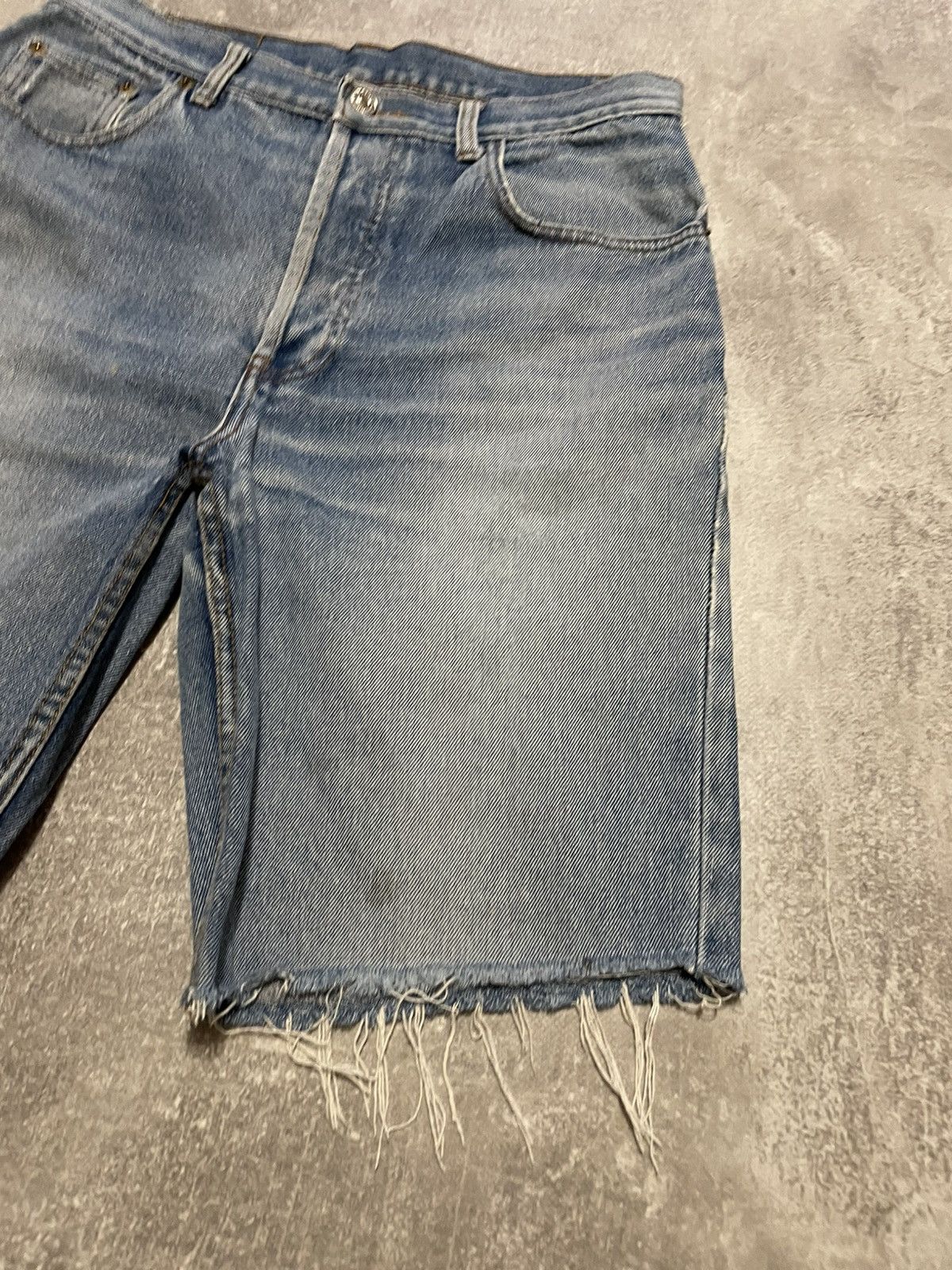 Levi's × Levi's Vintage Clothing × Vintage Vintage Levis Blue Denim Jeans Shorts Size 30 Size US 30 / EU 46 - 5 Thumbnail