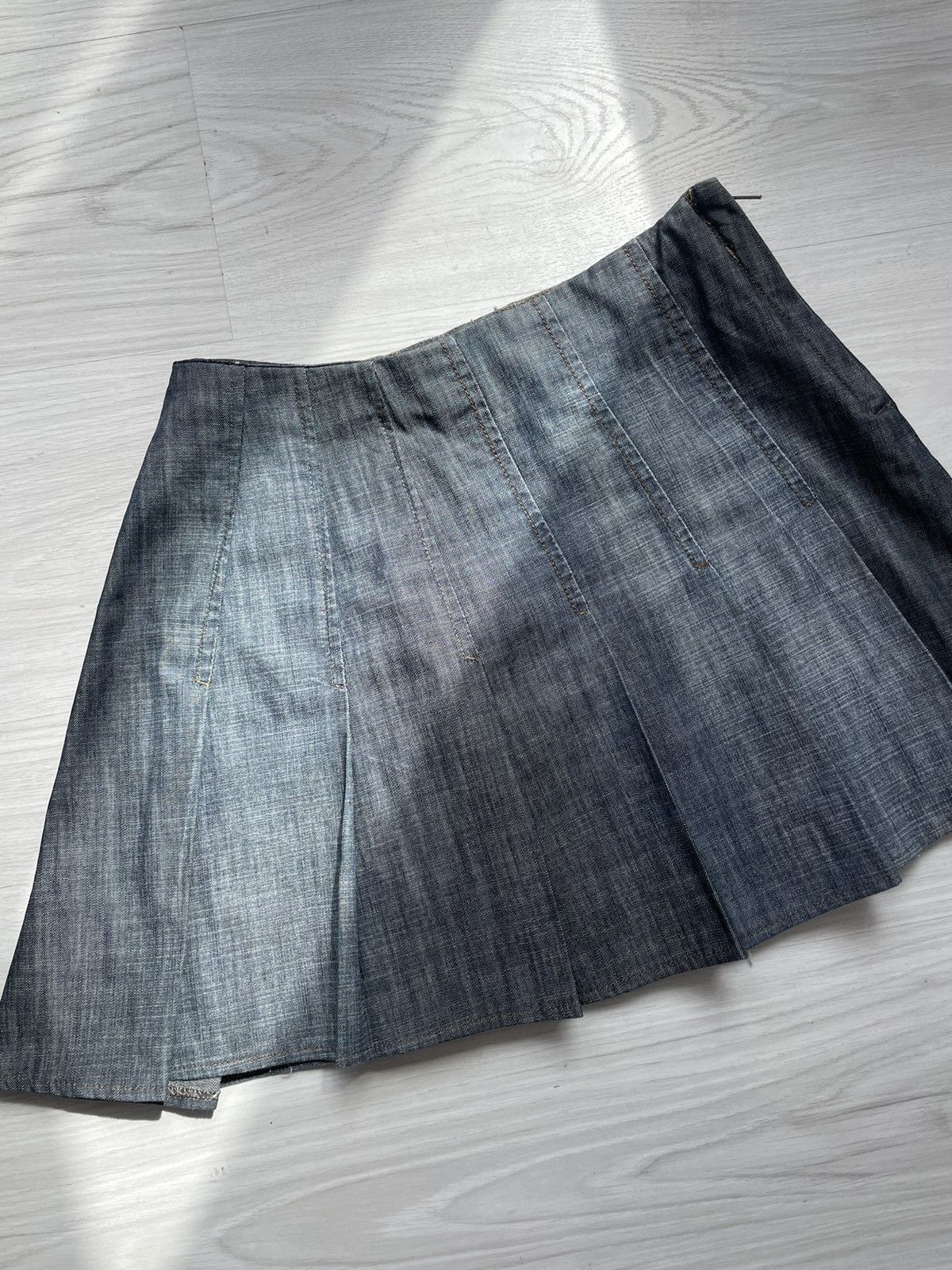 Vintage Denim skirt Size 25" / US 0 / IT 36 - 4 Thumbnail