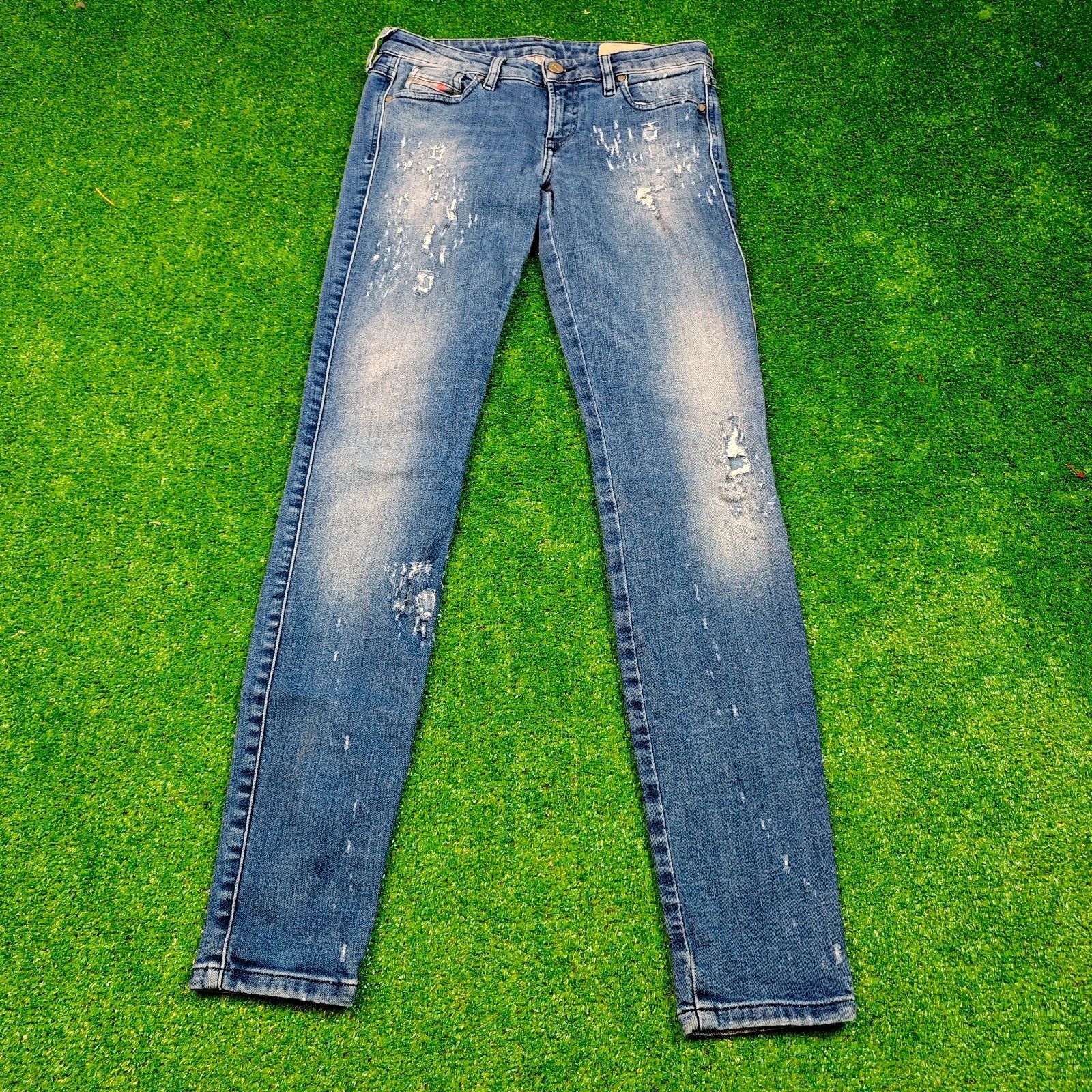 Diesel Diesel Gracey Jeans Womens 27 zip fly super slim skinny Size 27" / US 4 / IT 40 - 1 Thumbnail