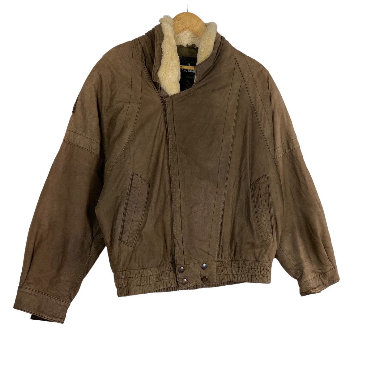 Enzo Mantovani Enzo Molteni Sherpa Collar Lining Jacket Size US M / EU 48-50 / 2 - 2 Thumbnail