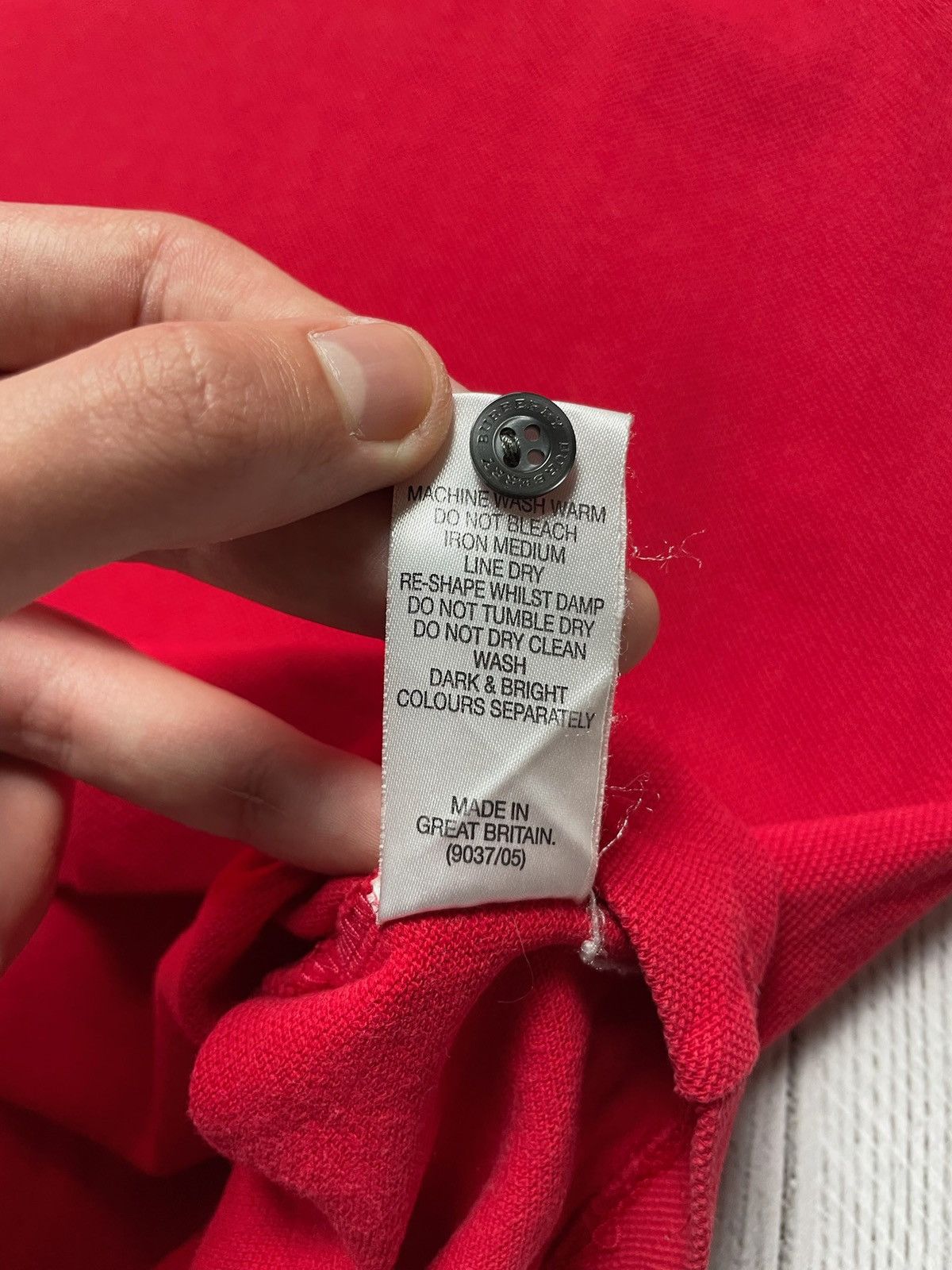 Burberry Burberry vintage polo t-shirt size m medium check Size US M / EU 48-50 / 2 - 8 Thumbnail