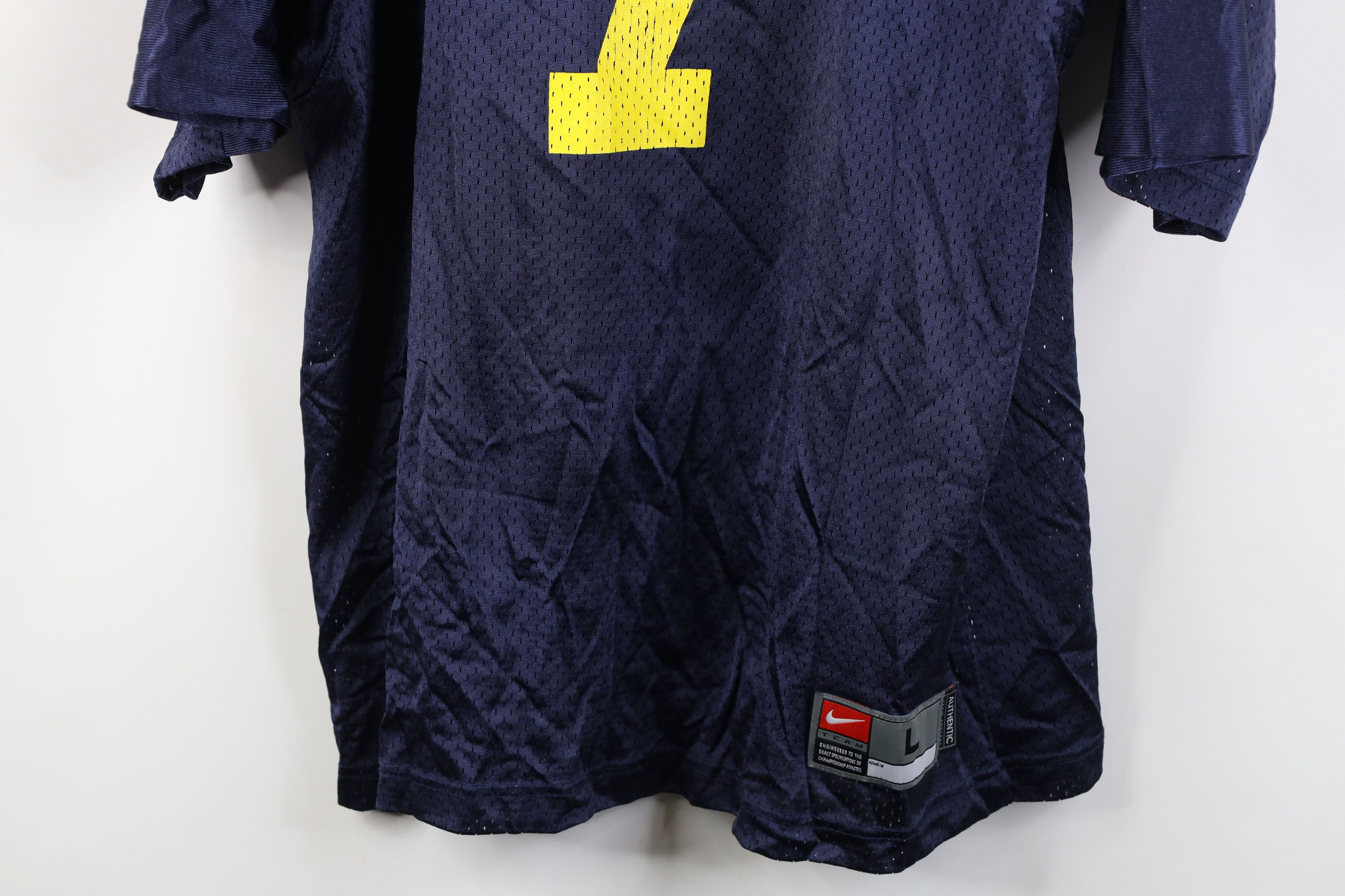Nike Vintage Nike Swoosh University of Michigan Football Jersey Size US L / EU 52-54 / 3 - 3 Thumbnail