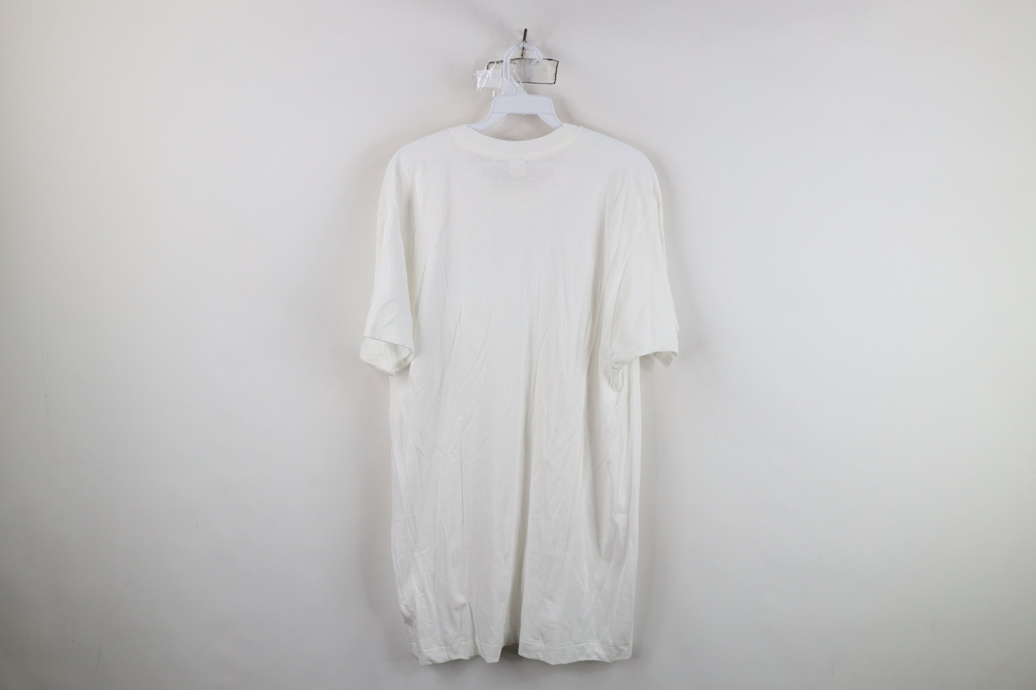 Vintage Vintage 90s Streetwear Cotton Short Sleeve T-Shirt White USA Size US XL / EU 56 / 4 - 8 Thumbnail