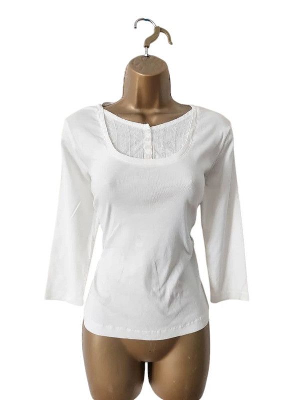 Vintage Vintage 3/4 sleeved top 14 Size L / US 10 / IT 46 - 1 Thumbnail