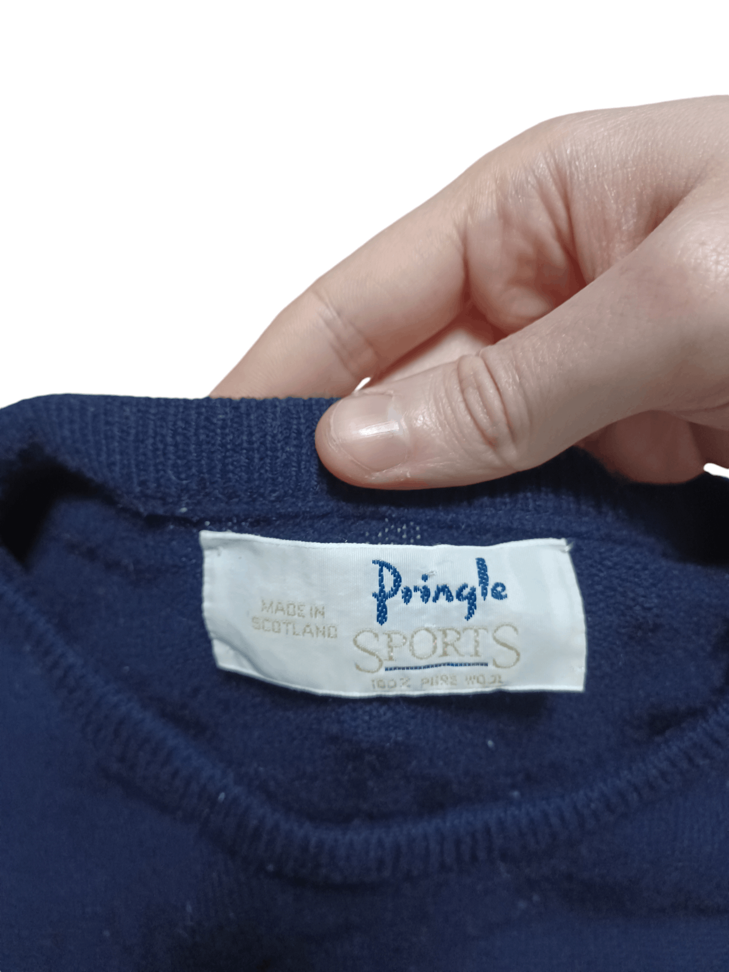 Pringle Of Scotland PRINGLE OF SCOTLAND BIGLOGO OLDMONEY PURE NEW WOOL SWEATER Size US L / EU 52-54 / 3 - 5 Thumbnail