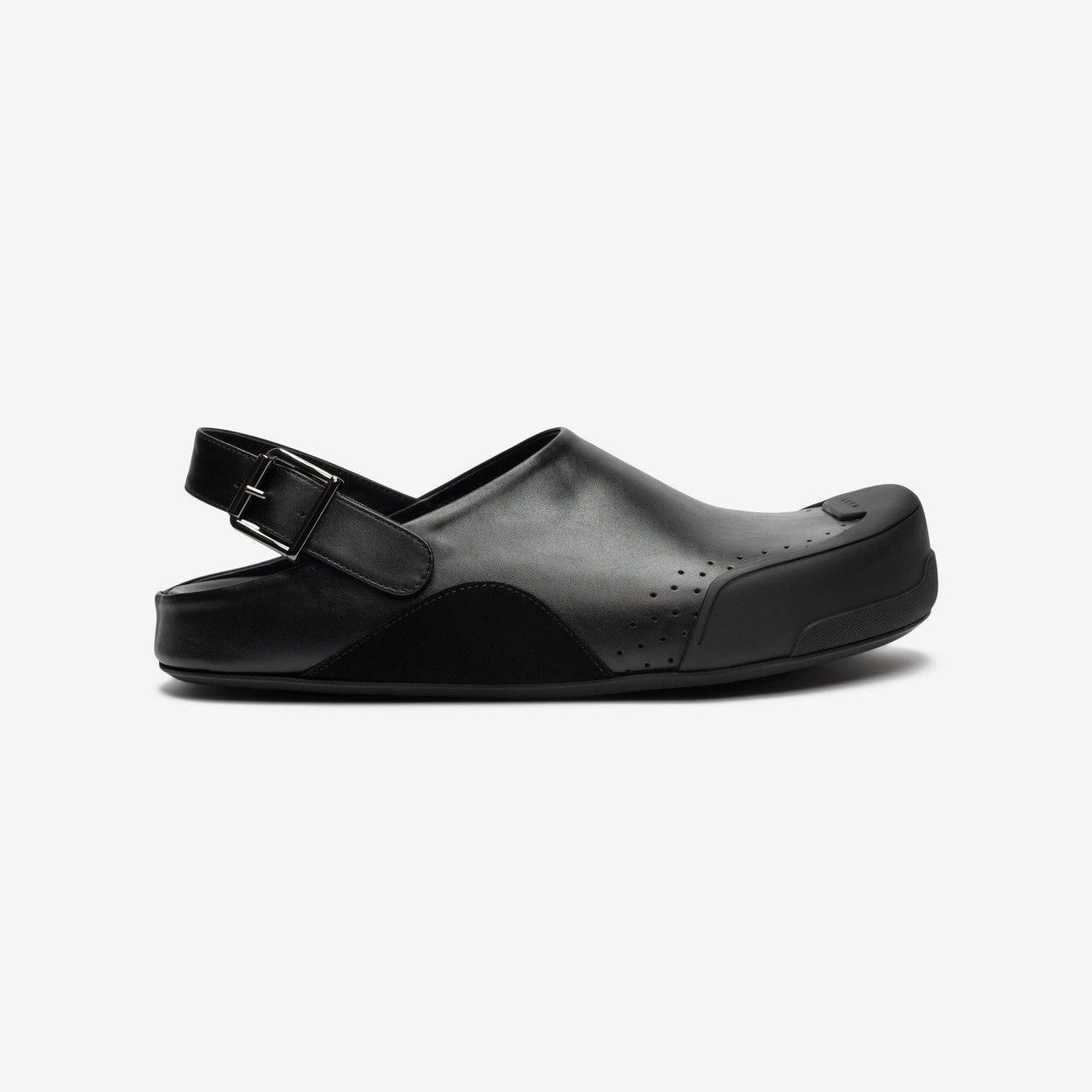 image of Marni Sabot Slides in Black, Men's (Size 11)