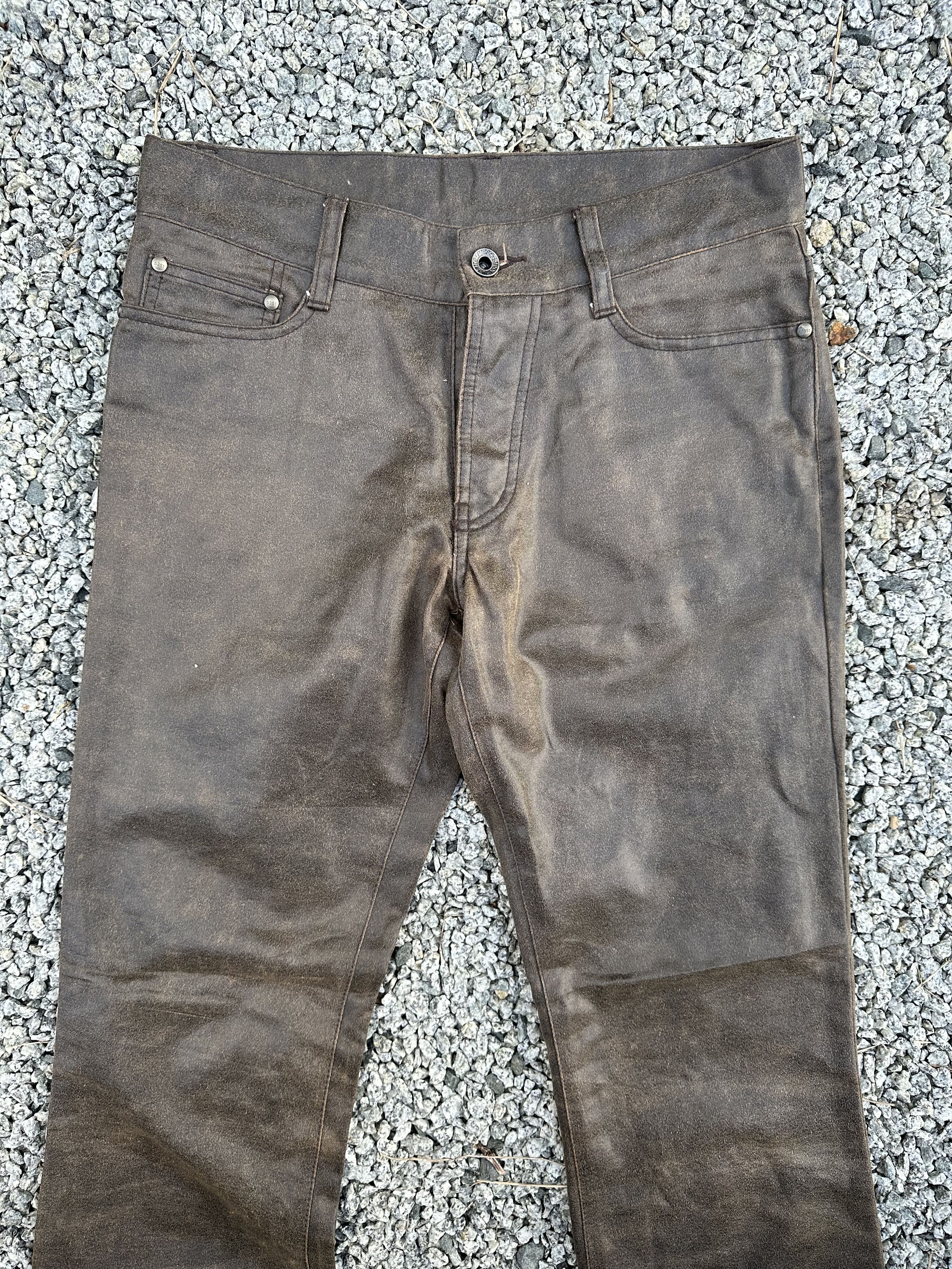 5351 POUR LES HOMMES Rare!! Japanese Brand 5351 Pour Les Homme Glitter Wood Pants Size US 30 / EU 46 - 4 Thumbnail