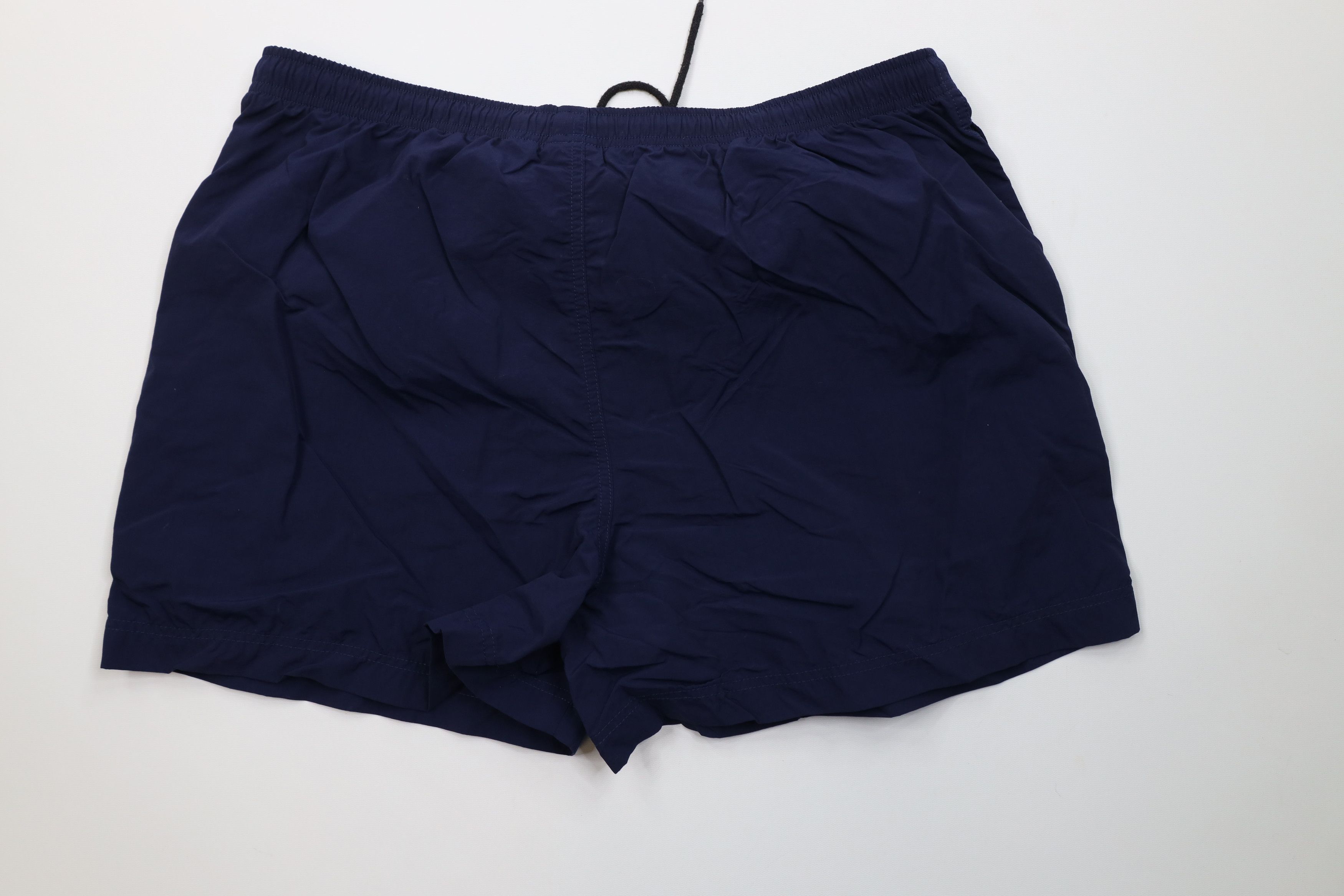 L.L. Bean Vintage 90s LL Bean Above Knee Shorts Baggies Blue Nylon Size 36" / US 14 / IT 50 - 7 Thumbnail