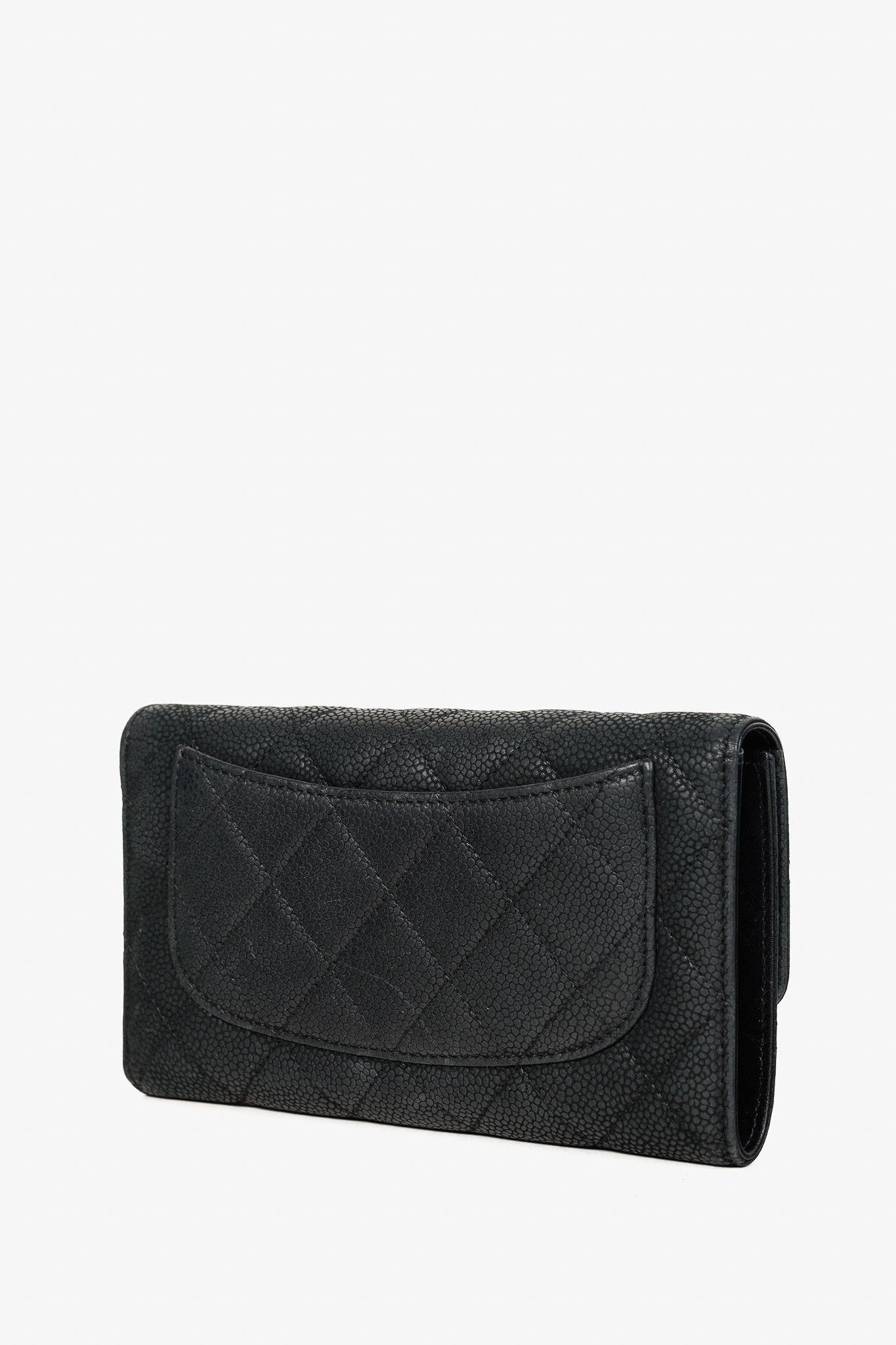 Chanel Chanel 13S Caviar Classic Quilted Flap Portefeuille Wallet Size ONE SIZE - 3 Thumbnail
