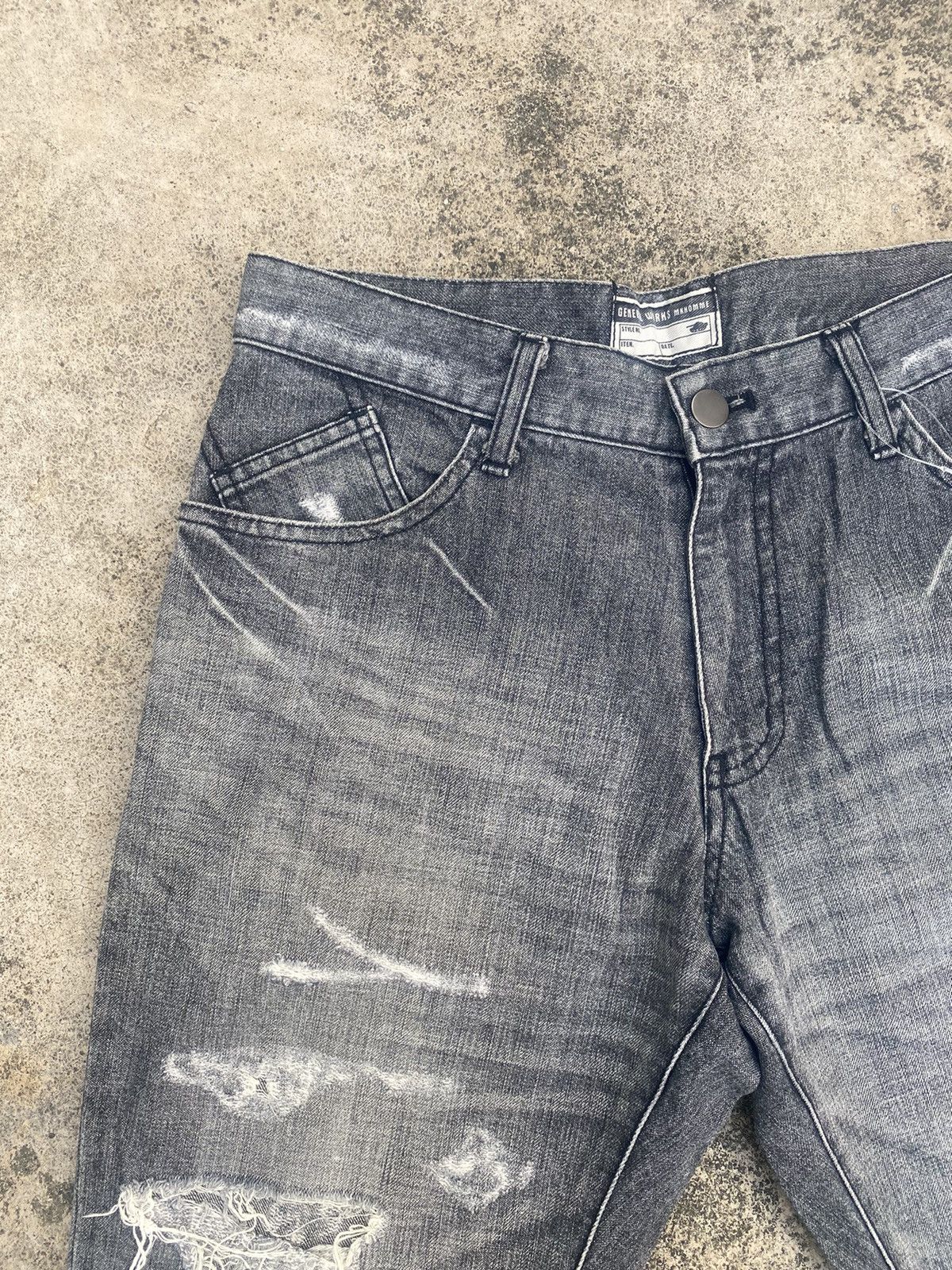 Japanese Brand × Le Grande Bleu (L.G.B.) Flare Jeans MkHomme Distressed Bootcut Size US 30 / EU 46 - 8 Thumbnail