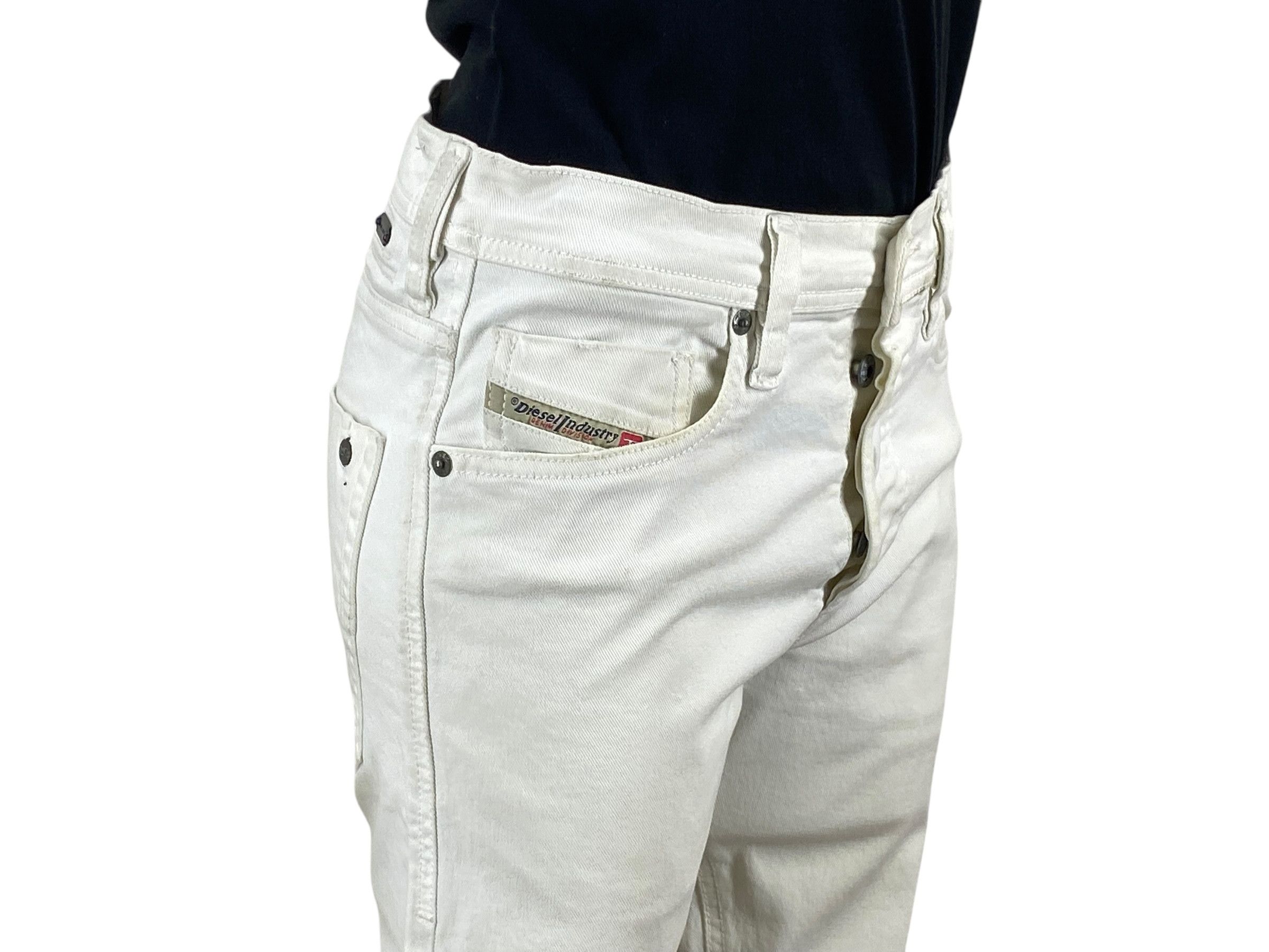 Diesel Diesel White Jeans Low Rise Skinny Jeans Size 26" / US 2 / IT 38 - 5 Thumbnail
