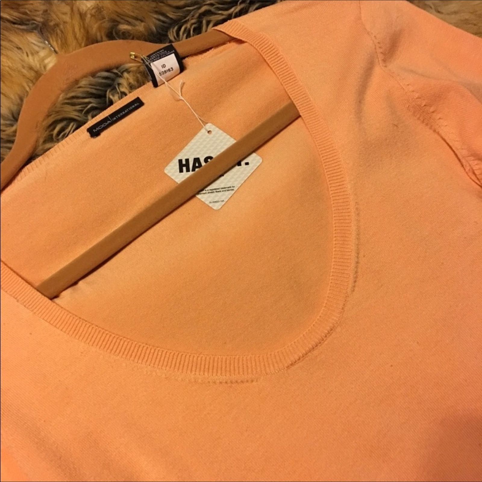 Other Moda international peach silk sweater NWT S Size S / US 4 / IT 40 - 6 Thumbnail