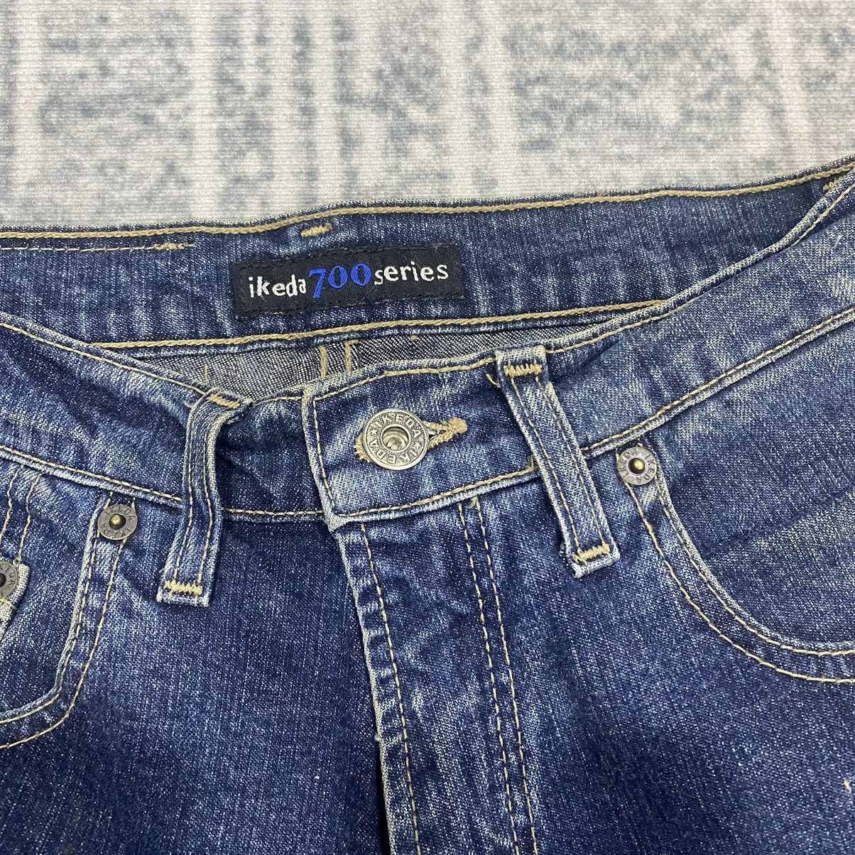 Hysteric Glamour × Japanese Brand × Le Grande Bleu (L.G.B.) Flare☠️Ikeda Jeans Mid Wash Bootcut Punk 90s Size 26" / US 2 / IT 38 - 8 Thumbnail