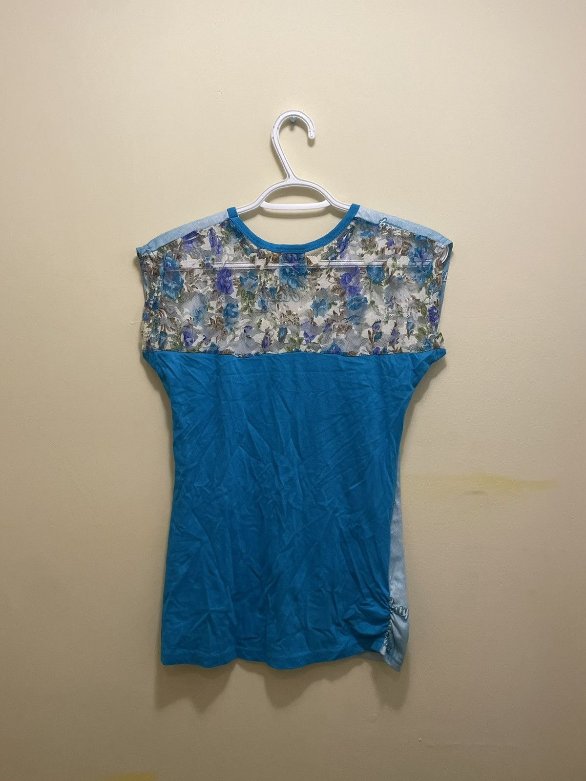 Vintage 4WAY55 Boot Chinese Sports Car Hello Kitty Blue Graphic Top Size S / US 4 / IT 40 - 4 Thumbnail