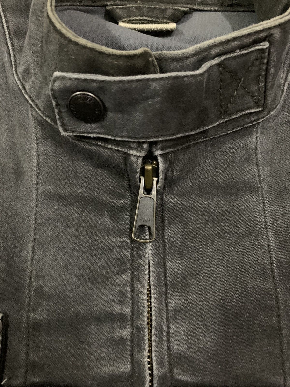 KMRii Vintage Japanese Brand Faded Canvas Biker-Punk Style Jacket Size US M / EU 48-50 / 2 - 6 Thumbnail