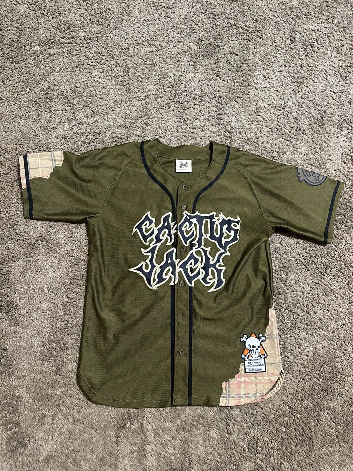 Nike Vintage Brand Cactus Jack baseball jersey 00s size large Size US L / EU 52-54 / 3 - 1 Thumbnail