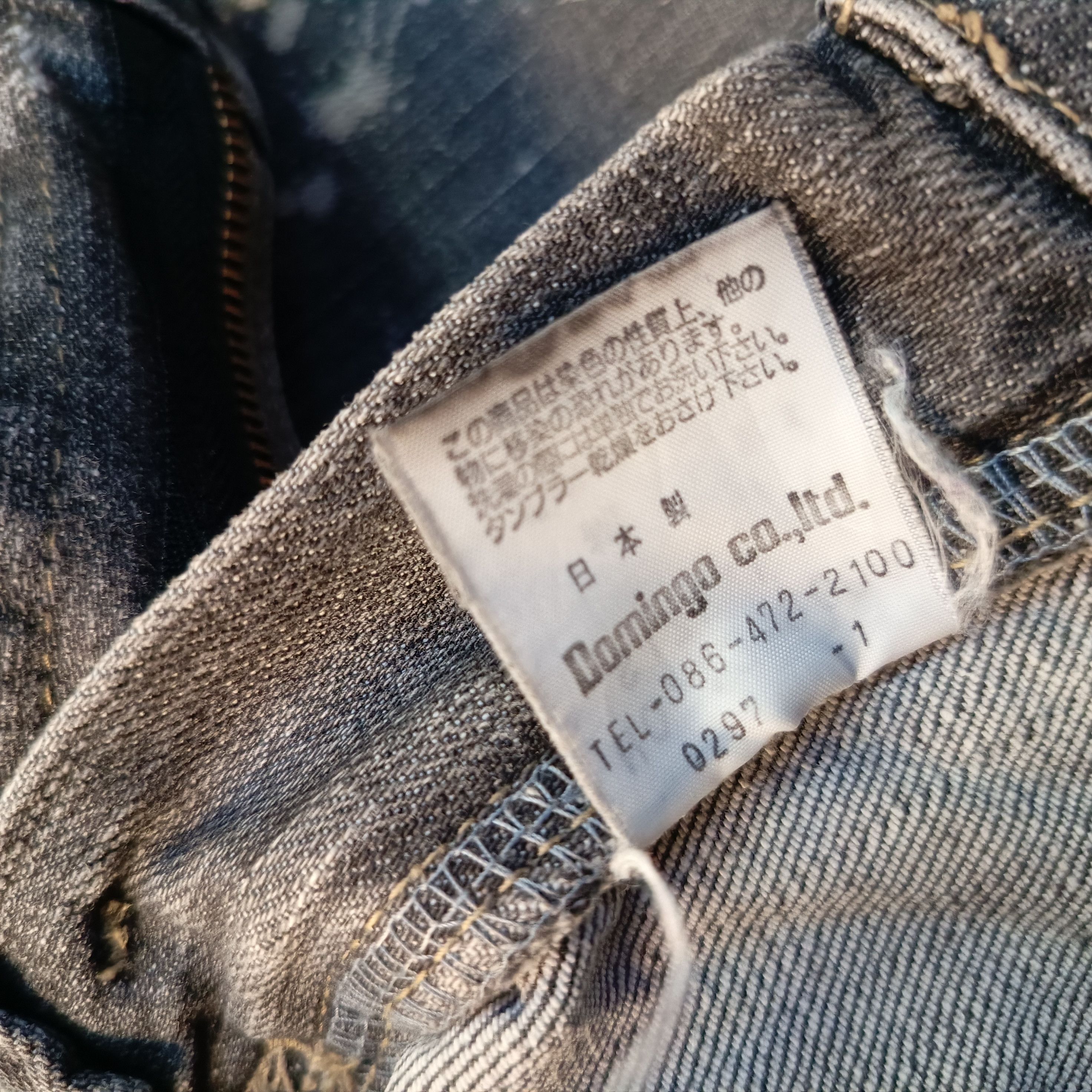 If Six Was Nine 🇯🇵🔥🔥 Vintage y2k Seditionaries DMG Splash Denim Size US 32 / EU 48 - 9 Thumbnail