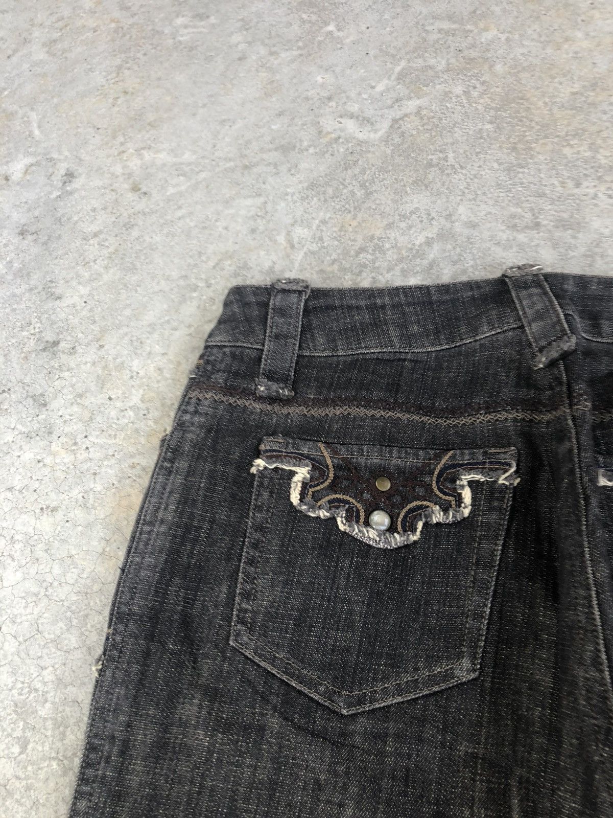 If Six Was Nine Japanese Allumette Flared Jeans Distressed Jeans Size US 28 / EU 44 - 17 Thumbnail