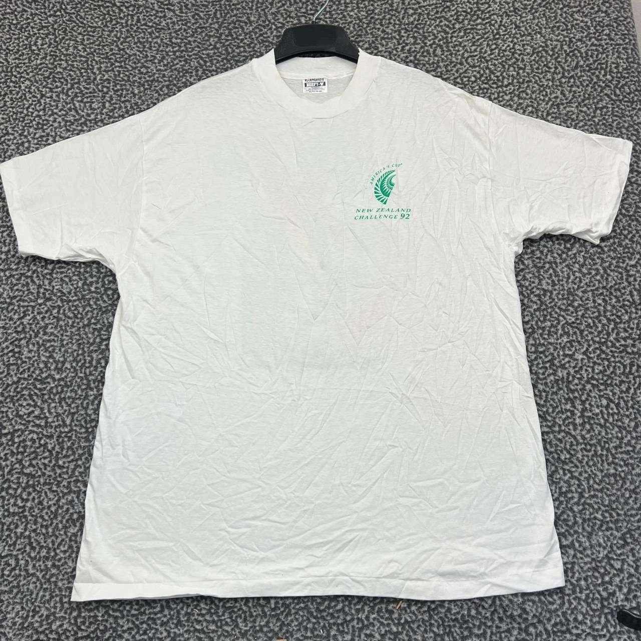 Hanes Vintage New Zealand Challenge Shirt Men XL Short Sleeve Size US XL / EU 56 / 4 - 2 Thumbnail