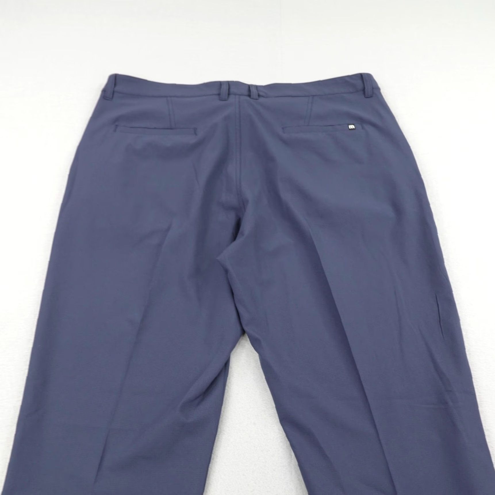 TravisMathew Travis Mathew Pants Mens 38 Blue Performance Chino Slacks Straight Leg Flex Golf Size US 38 / EU 54 - 5 Thumbnail