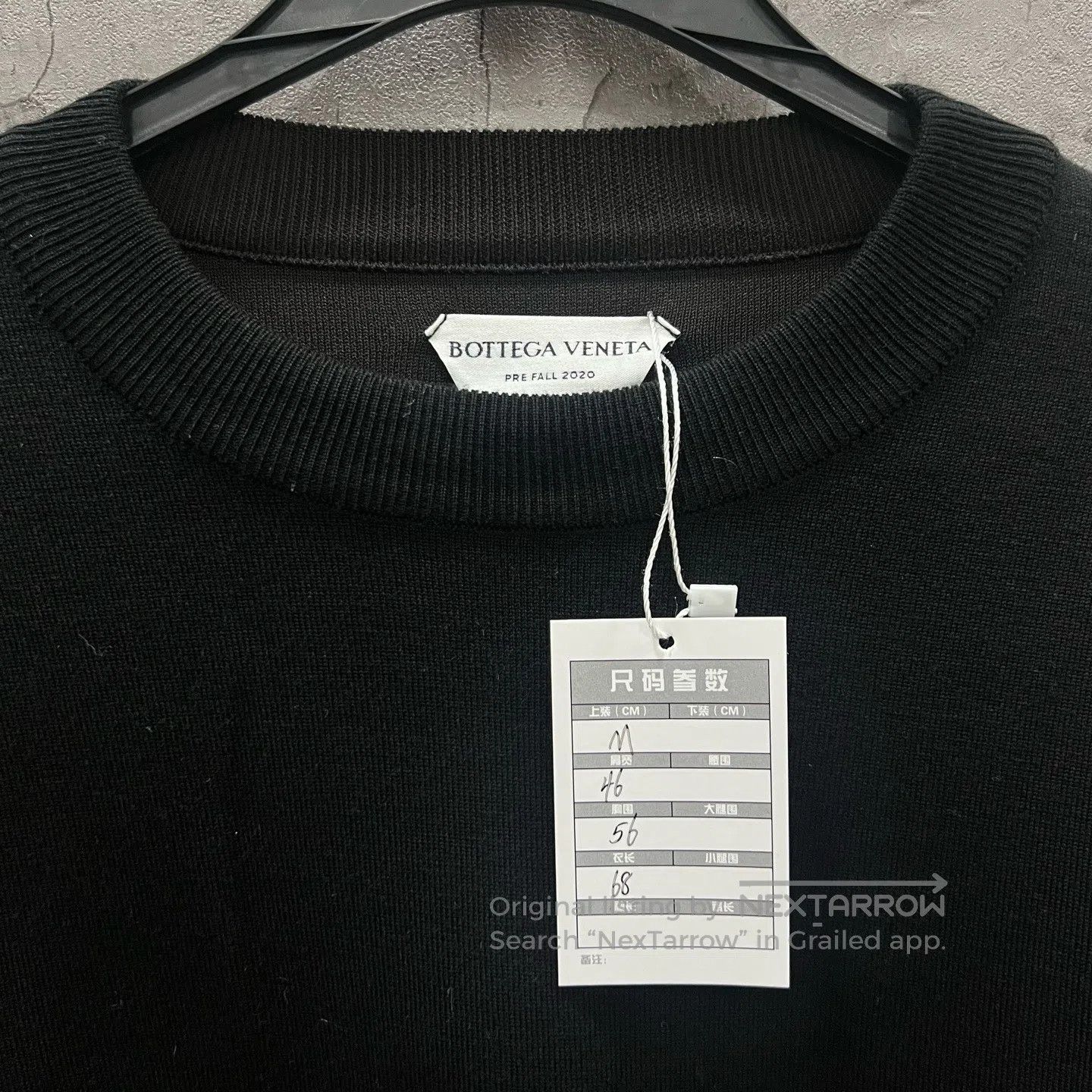 Bottega Veneta Bottega Veneta Black knitted crewneck sweatshirt| Size US M / EU 48-50 / 2 - 3 Thumbnail