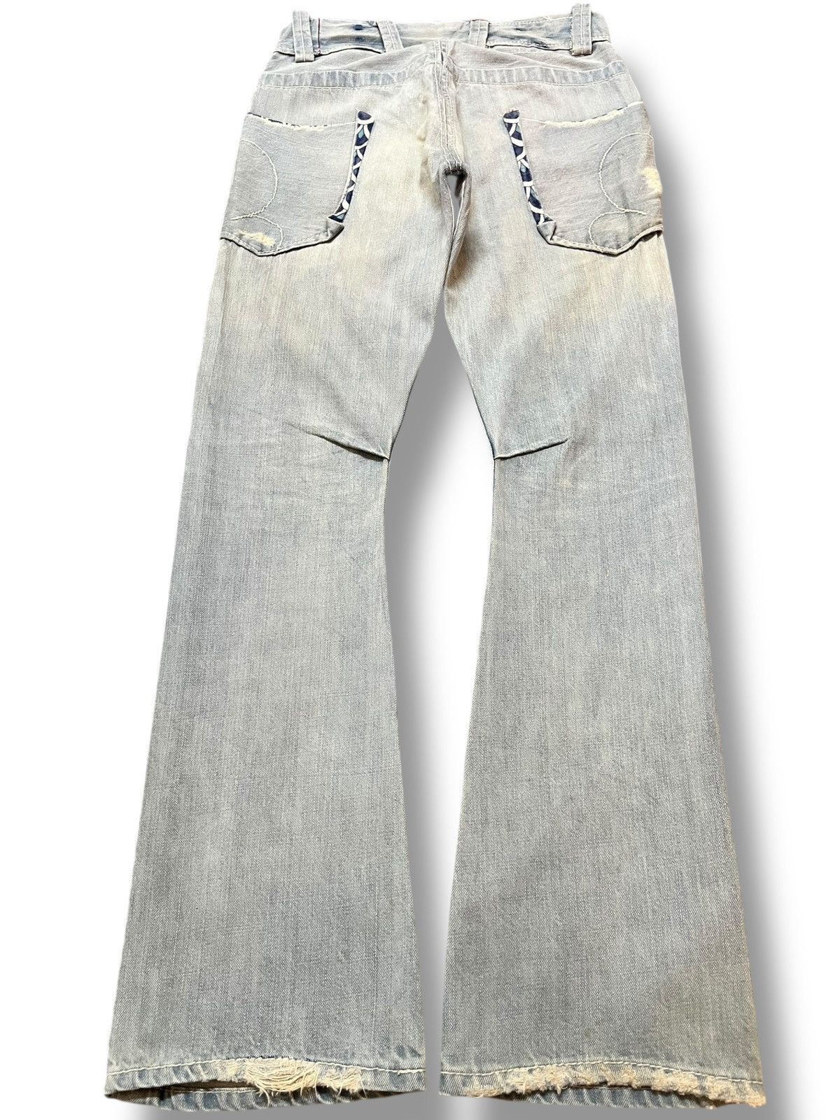 MATiAS Vintage Matias Flare Faded Button Fly Curve Leg Denim Size US 30 / EU 46 - 5 Thumbnail