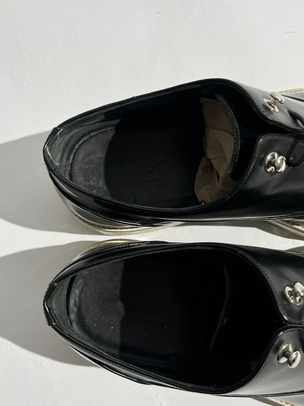 Dior FW13 Dior Homme Noir Derby Shoes by Kris Van Assche Size US 8 / EU 41 - 4 Thumbnail