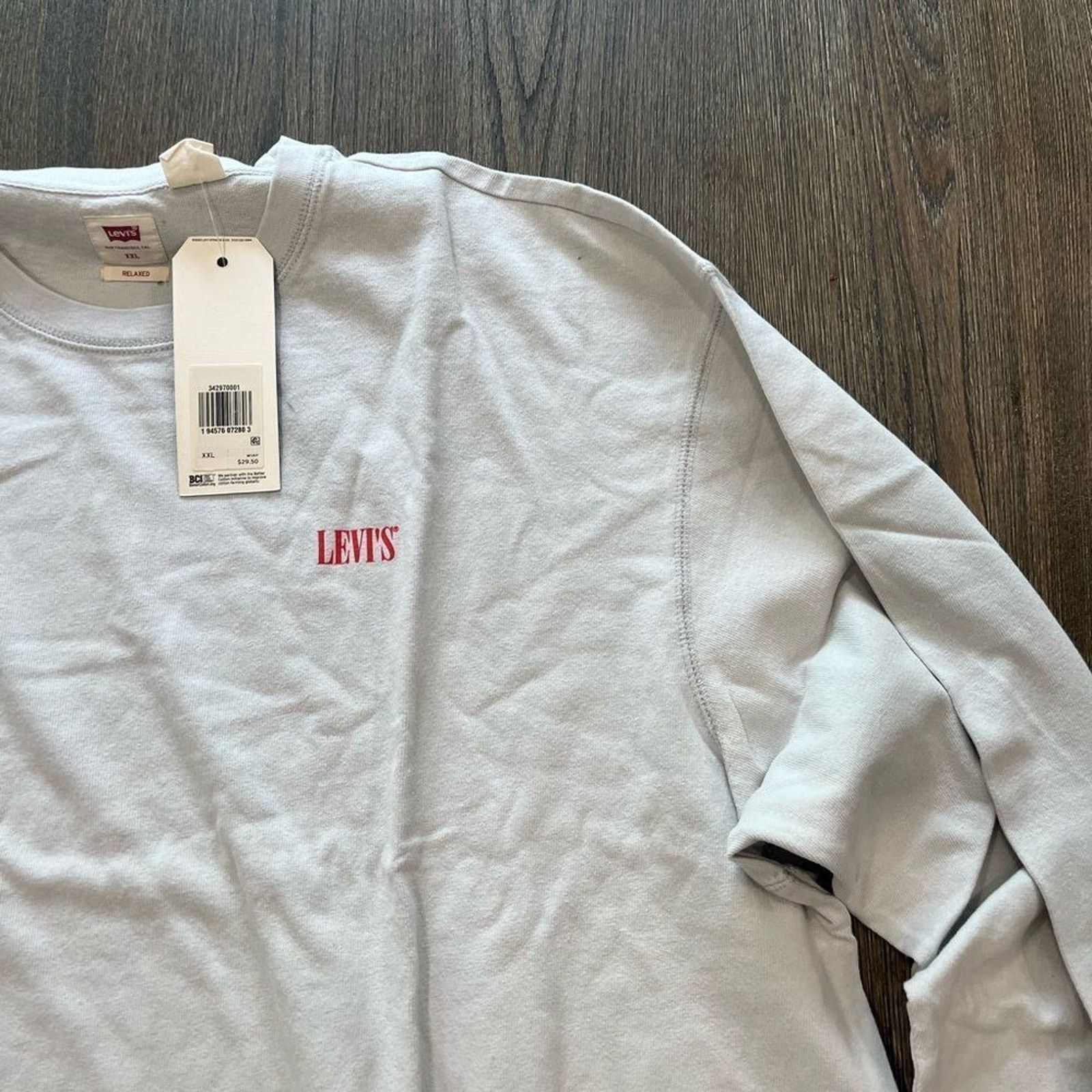 Levi's NWT Levi’s Relaxed 100% Cotton Sweatshirt Size XXL Size XXL / US 16-18 / IT 52-54 - 2 Thumbnail