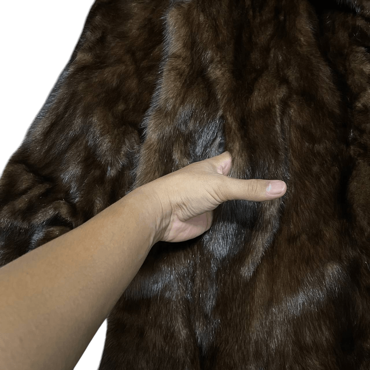 Vintage Saga Mink Ranched Mink Fur Coat