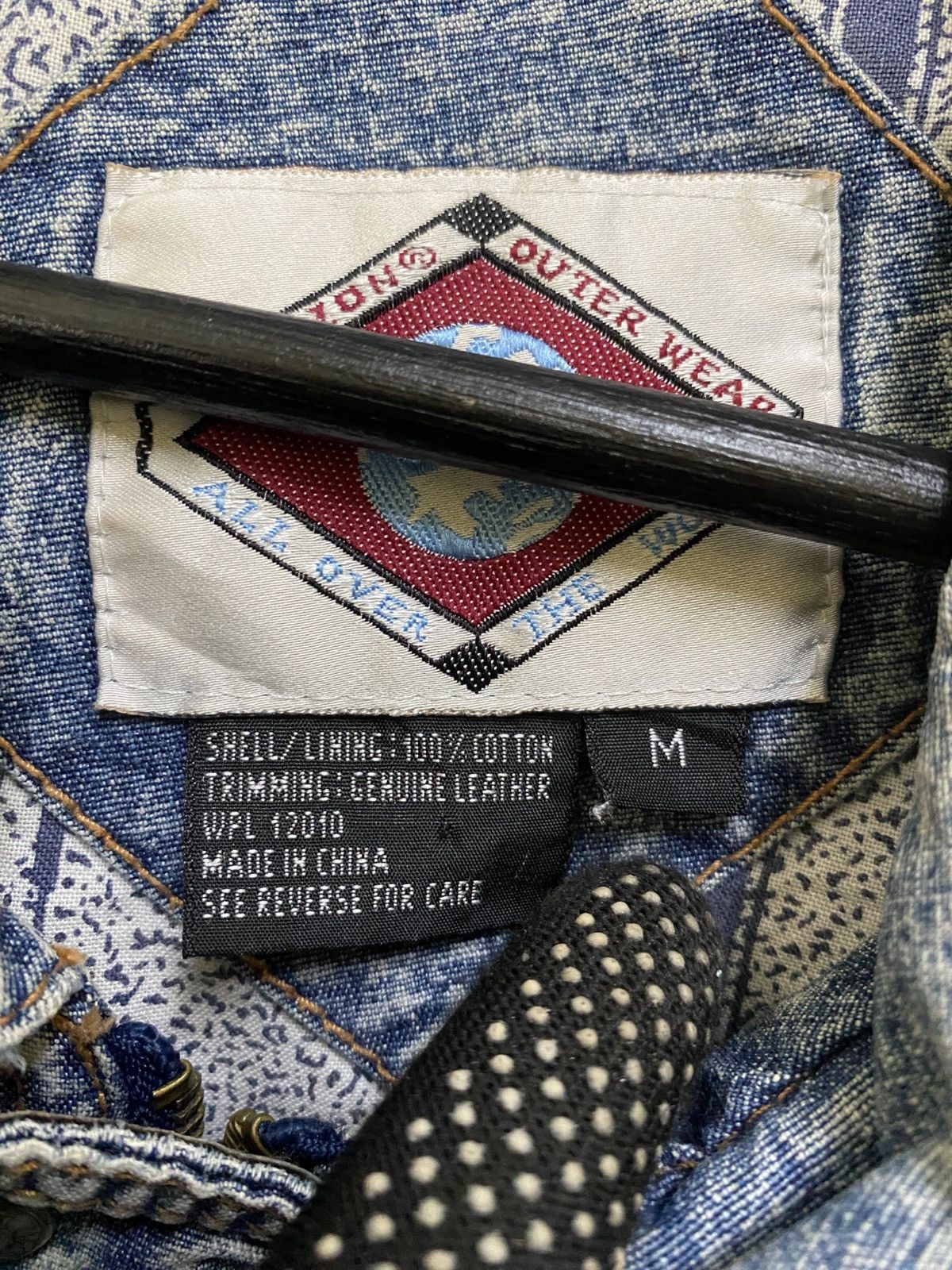 Vintage Vintage 90s Horizon Outer Wear Acid Wash Denim Jacket Size US M / EU 48-50 / 2 - 8 Thumbnail